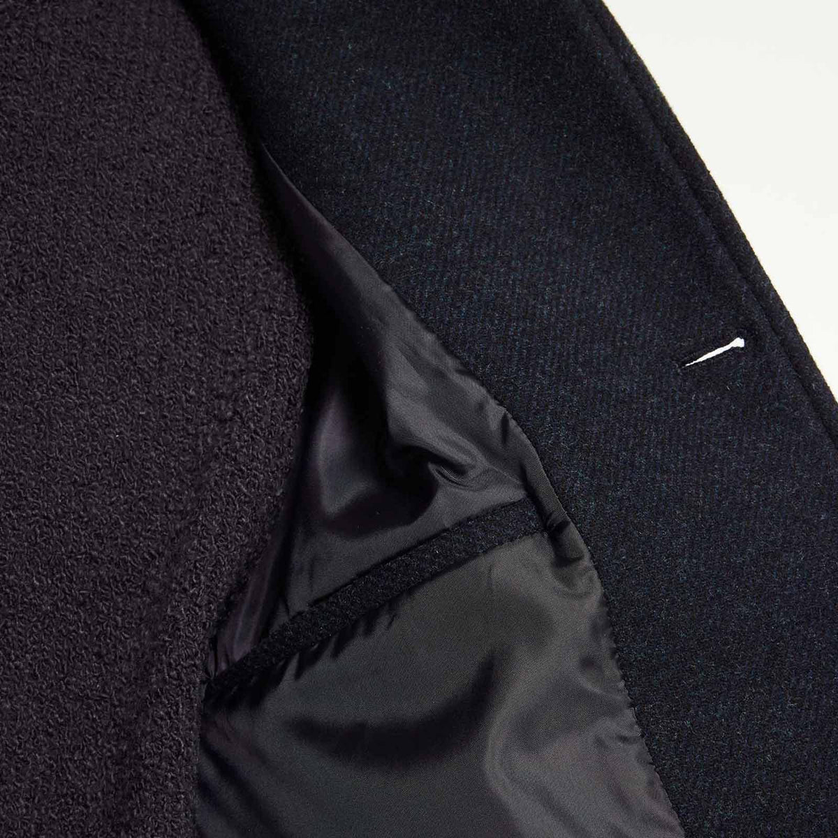 Ciaran Wool Coat navy melange