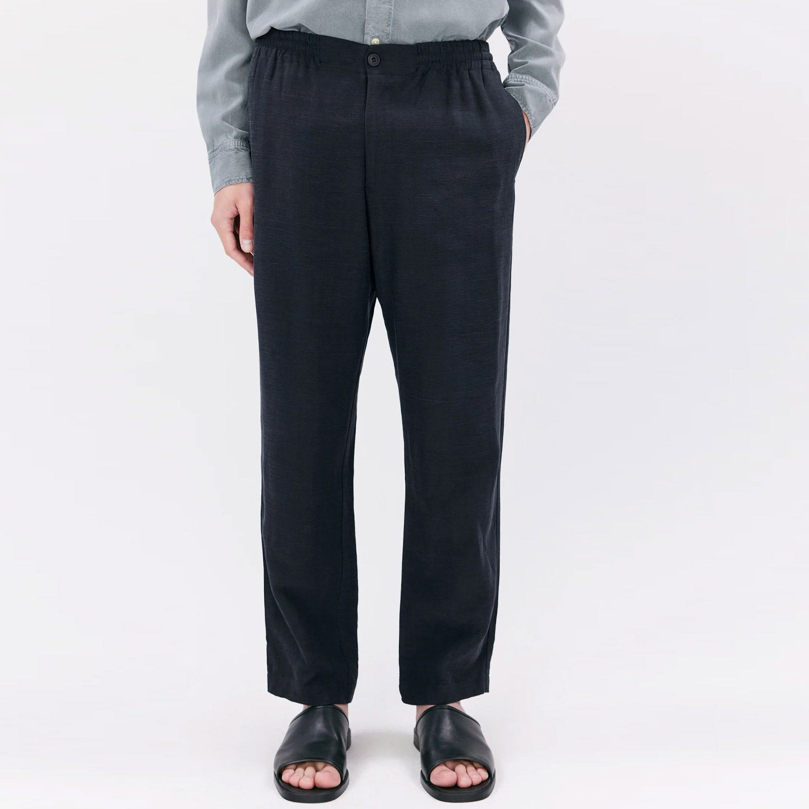 Johanson Linen Pant dark navy