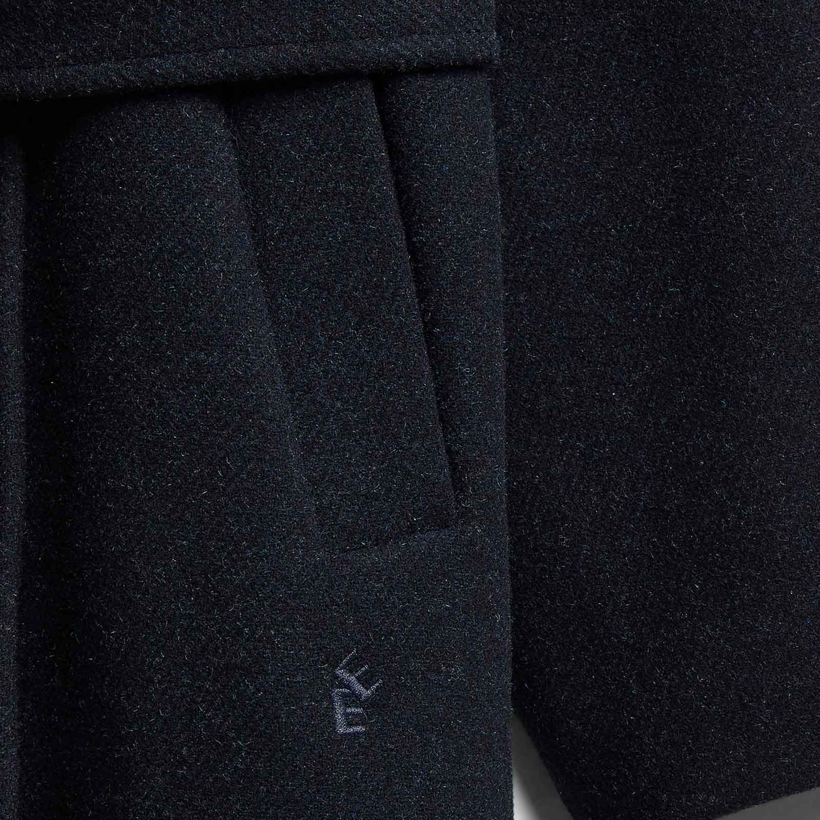 Milleah Wool Coat navy melange Elvine