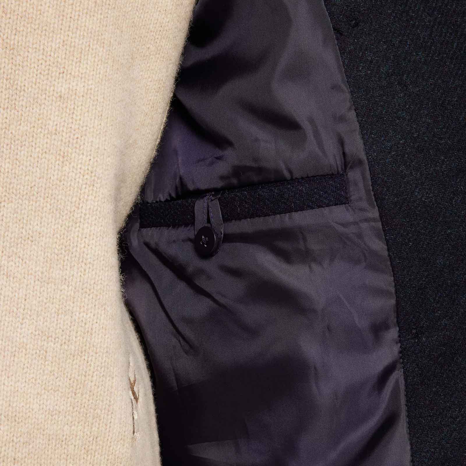 Milleah Wool Coat navy melange Elvine