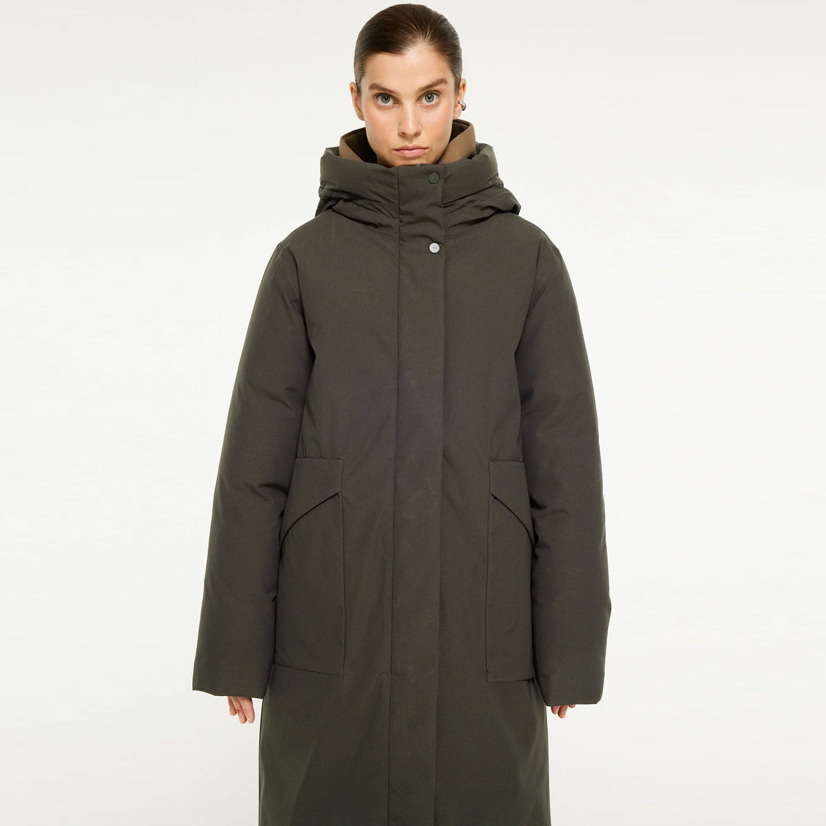 Naila Cold Winter Parka deep olive