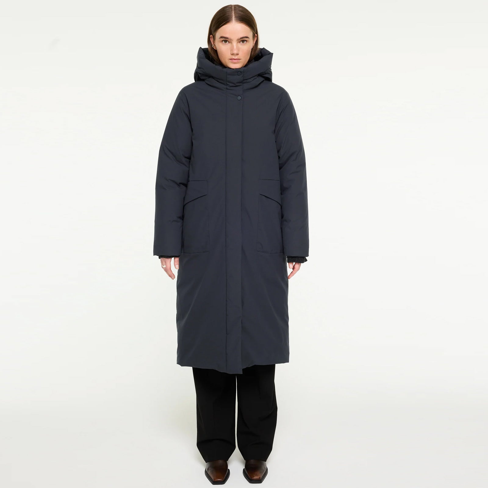 Naila Cold Winter Parka night grey Elvine