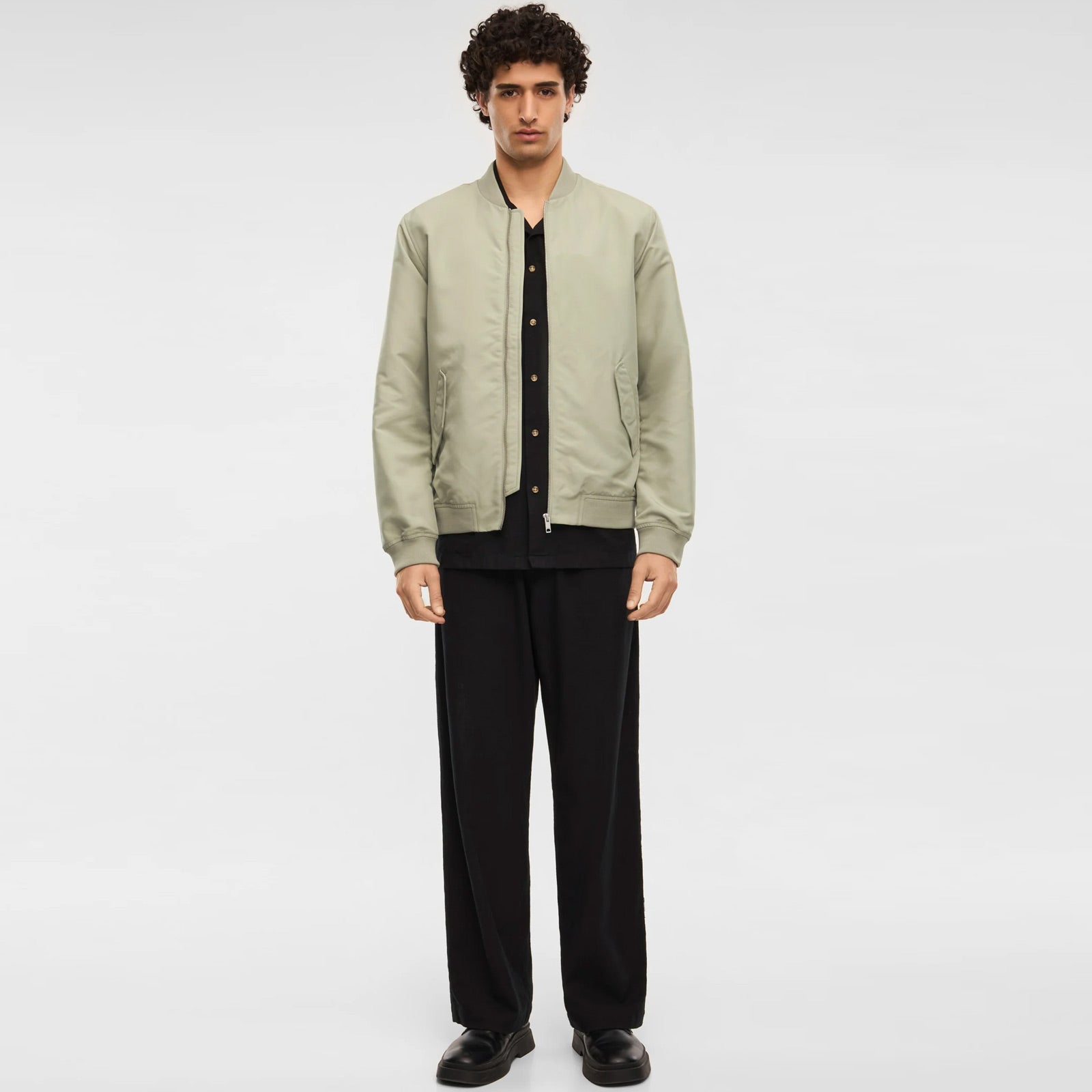Rex Jacket silver green Elvine
