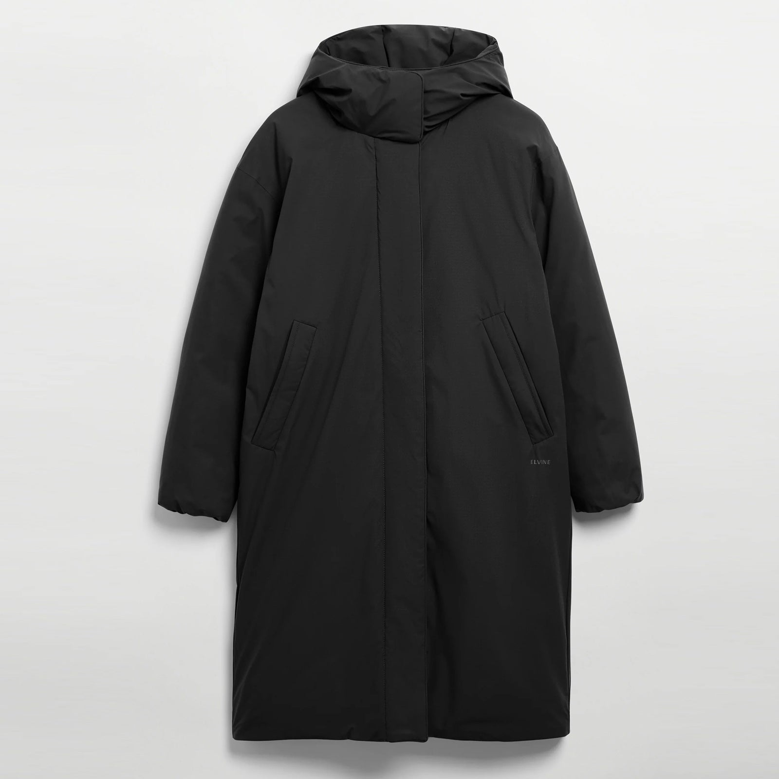 Saira Cold Winter Parka black Elvine