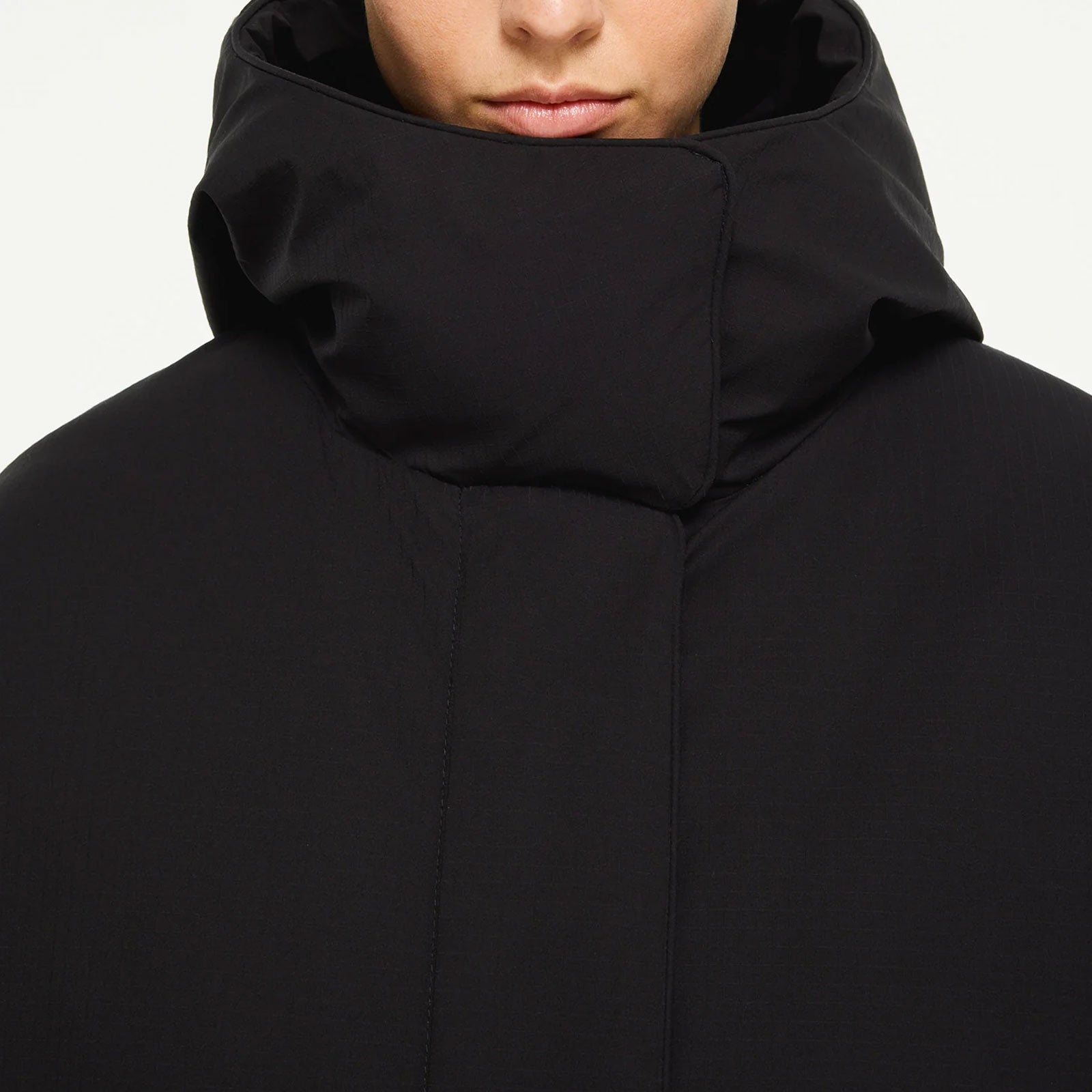 Saira Cold Winter Parka black Elvine
