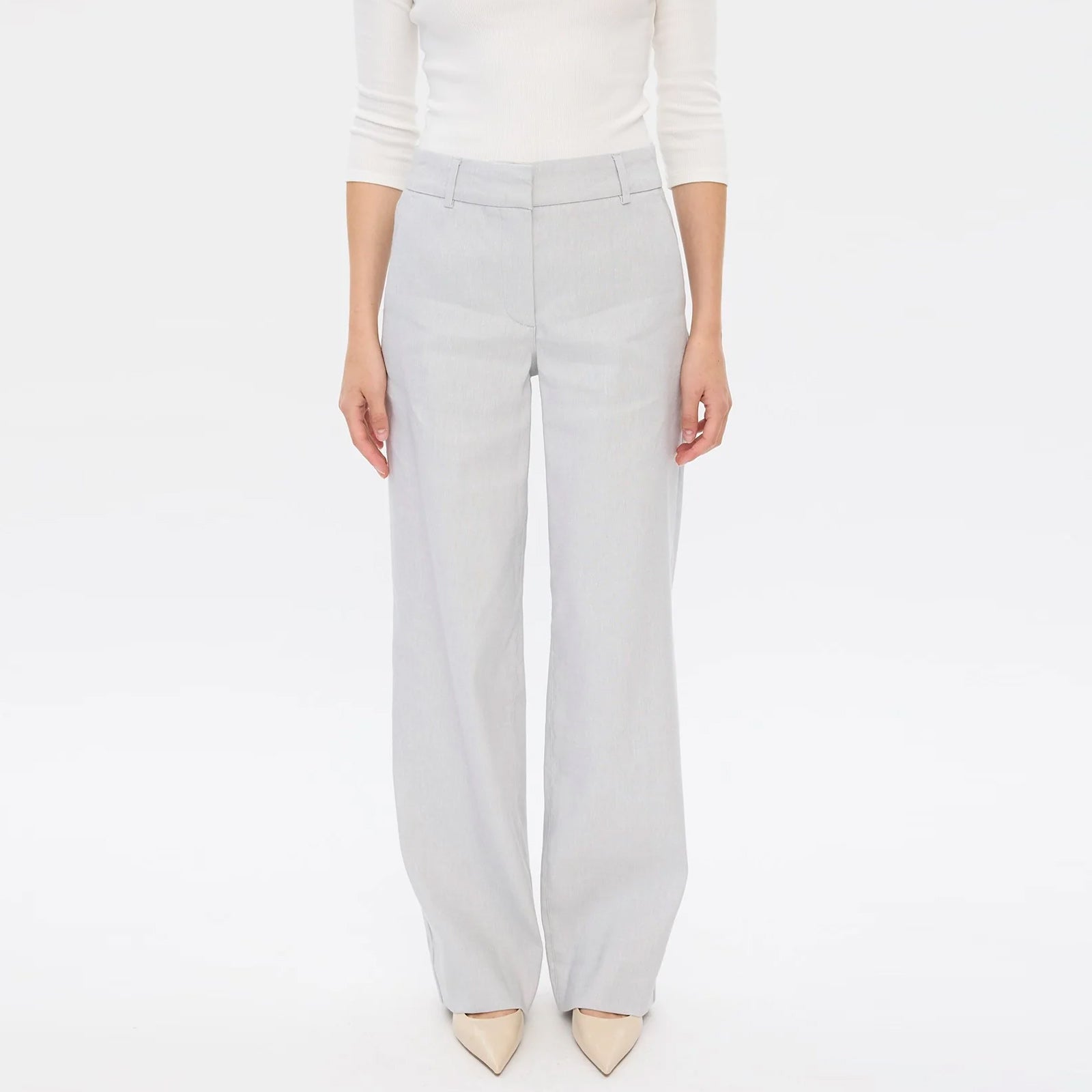 DenaFV 769 Ankle quiet grey linen Five Units