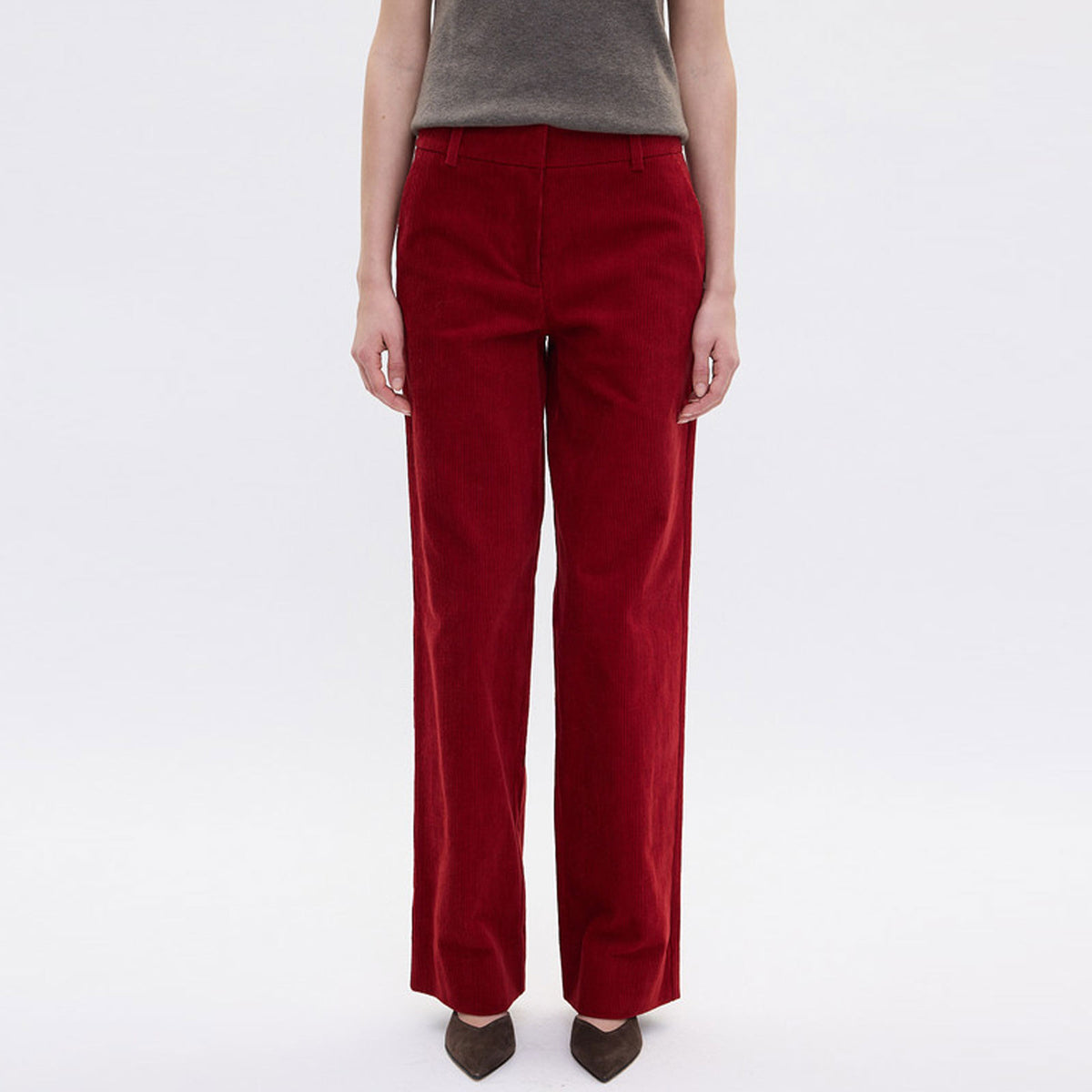 DenaFV Corduroy Regular 121 cranberry