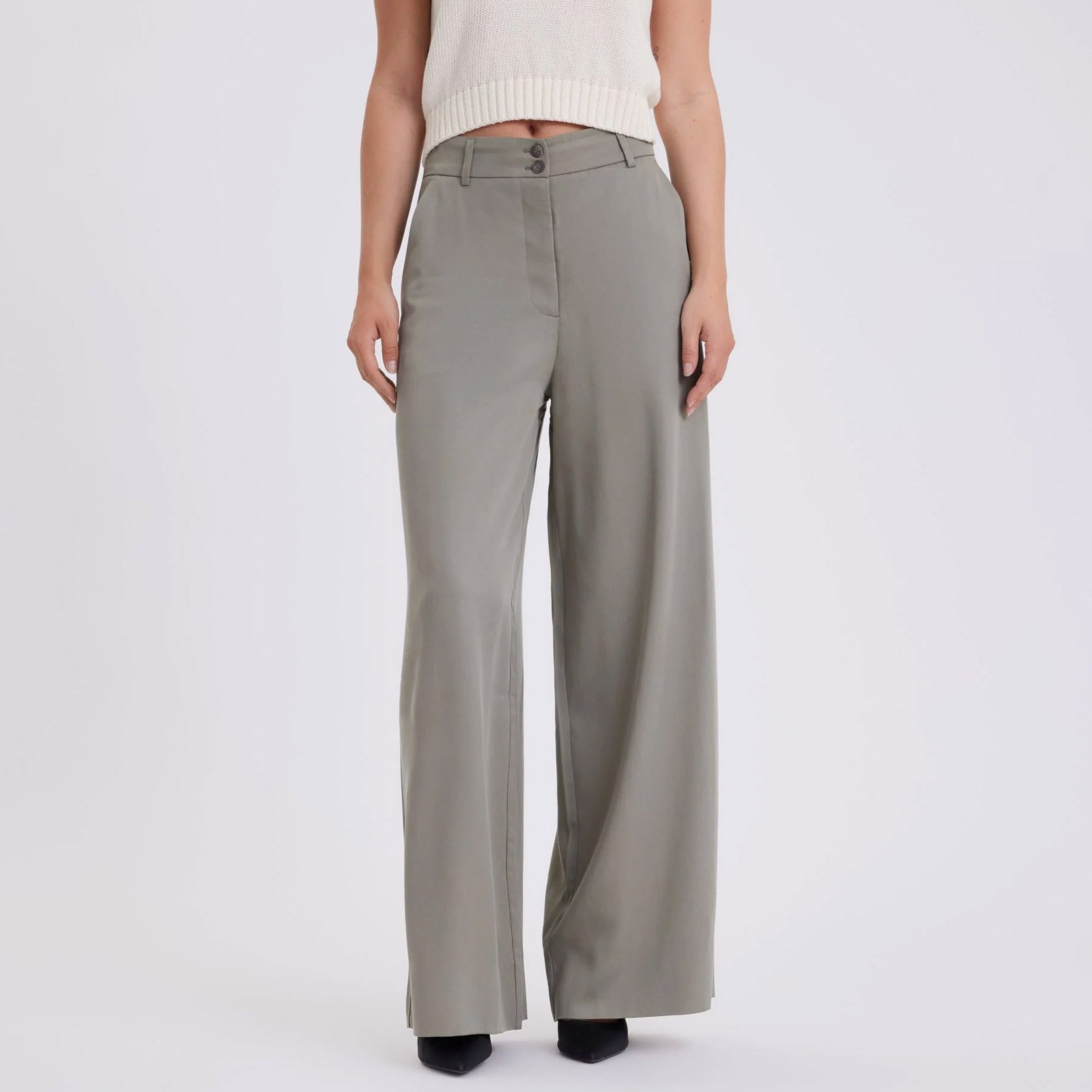 LauraFV Long 849 dusty green