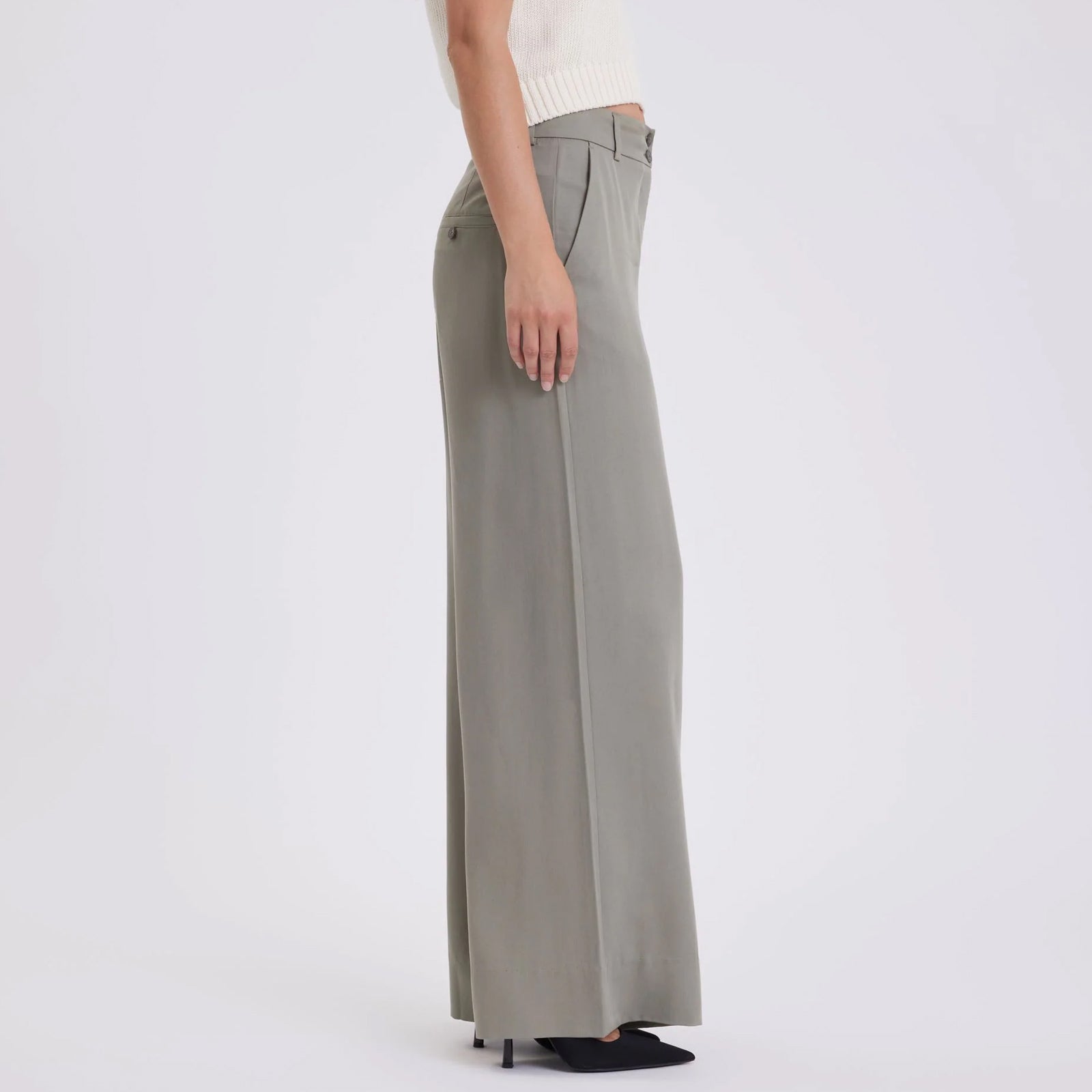 LauraFV Long 849 dusty green