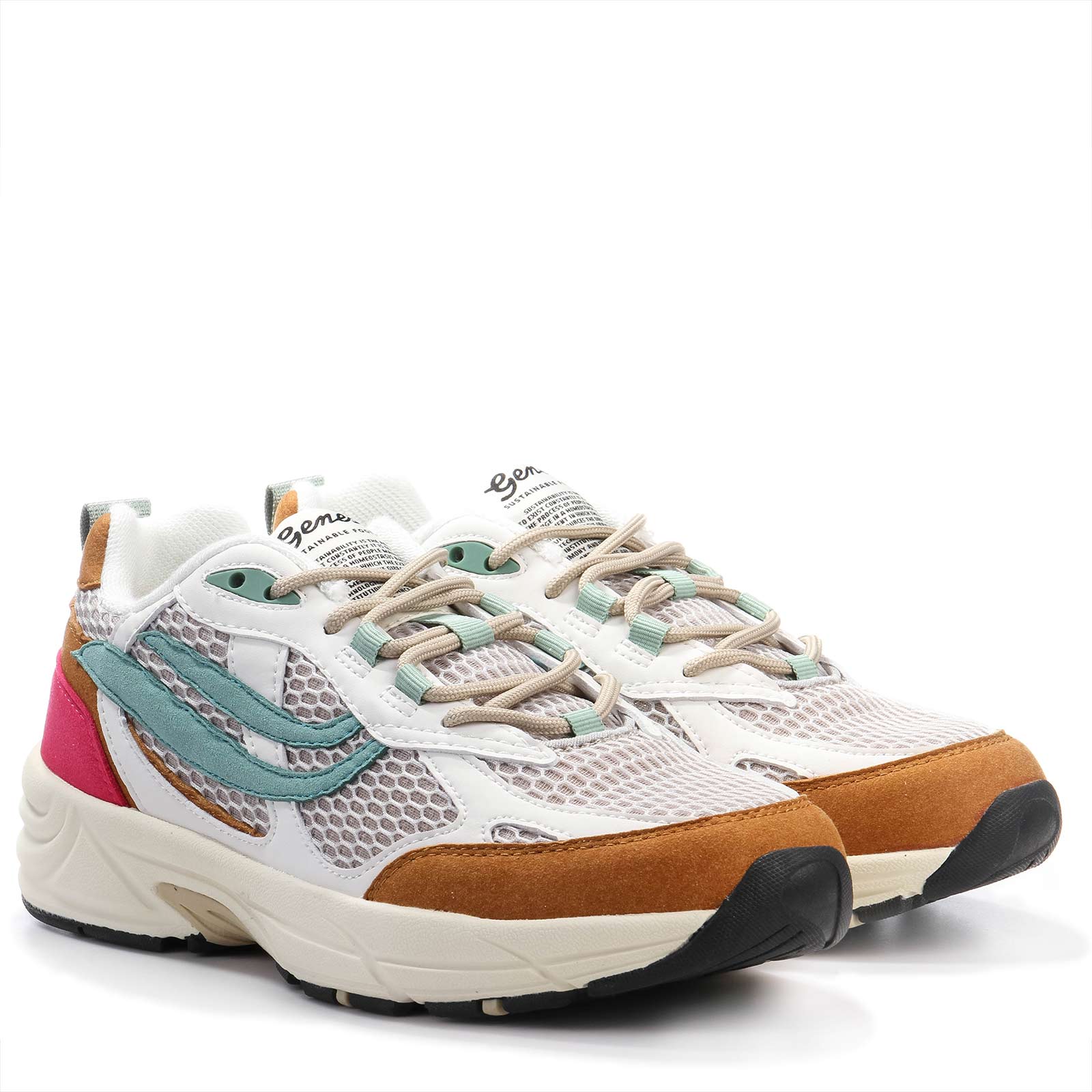 G-Eco'99 2-Tone Mesh cognac/white/grey Genesis