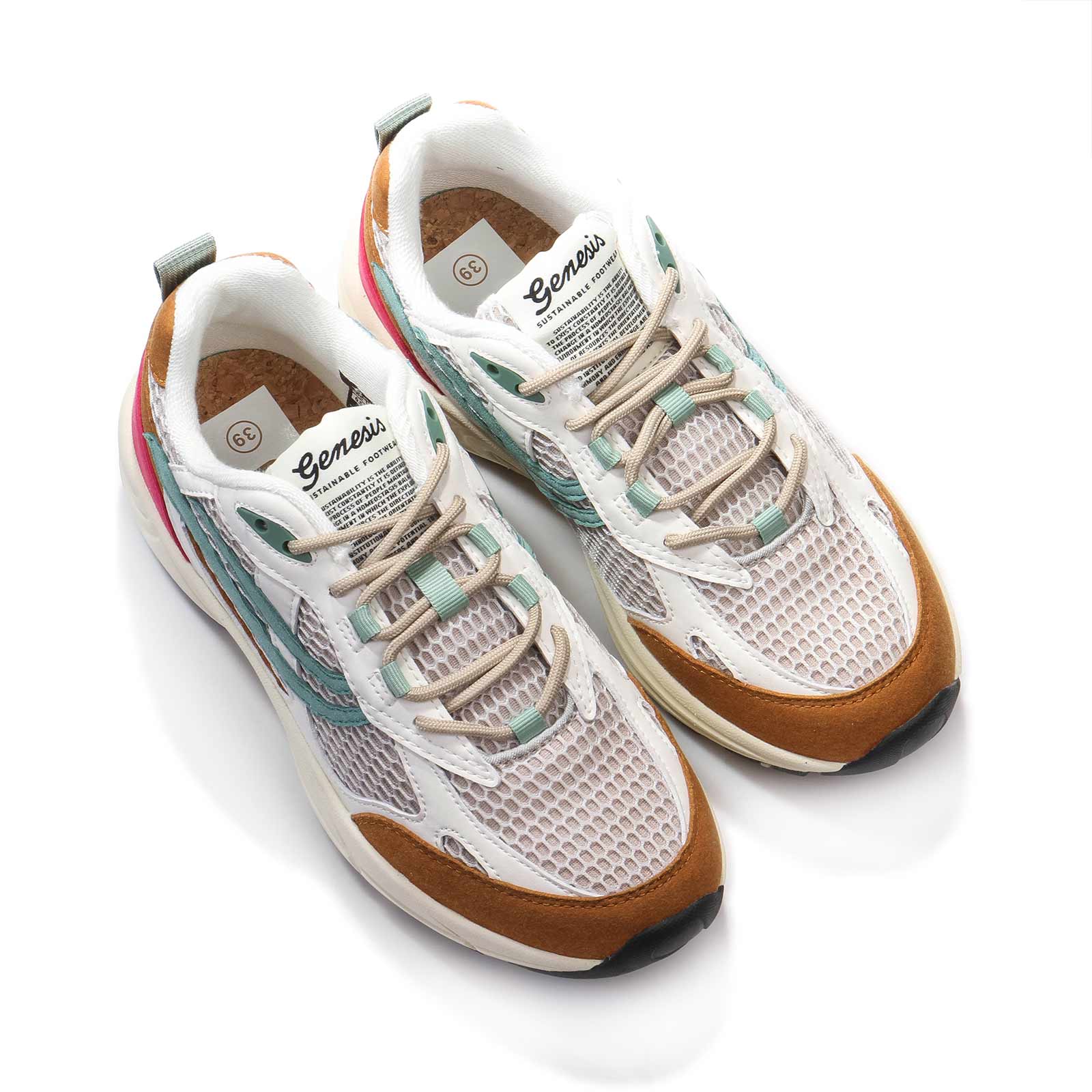 G-Eco'99 2-Tone Mesh cognac/white/grey Genesis
