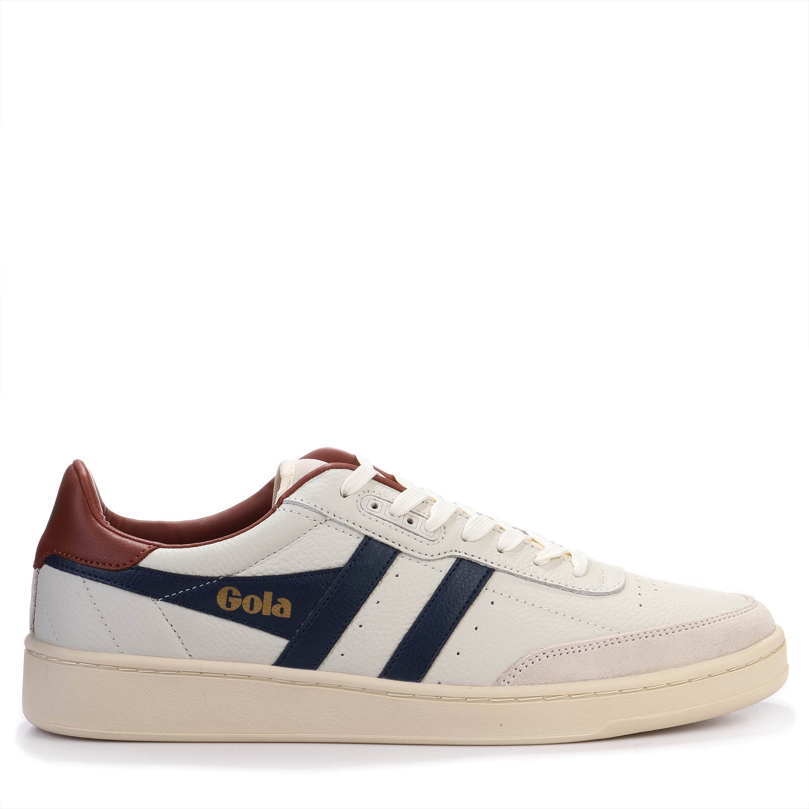 Contact Leather off white/navy/rust Gola