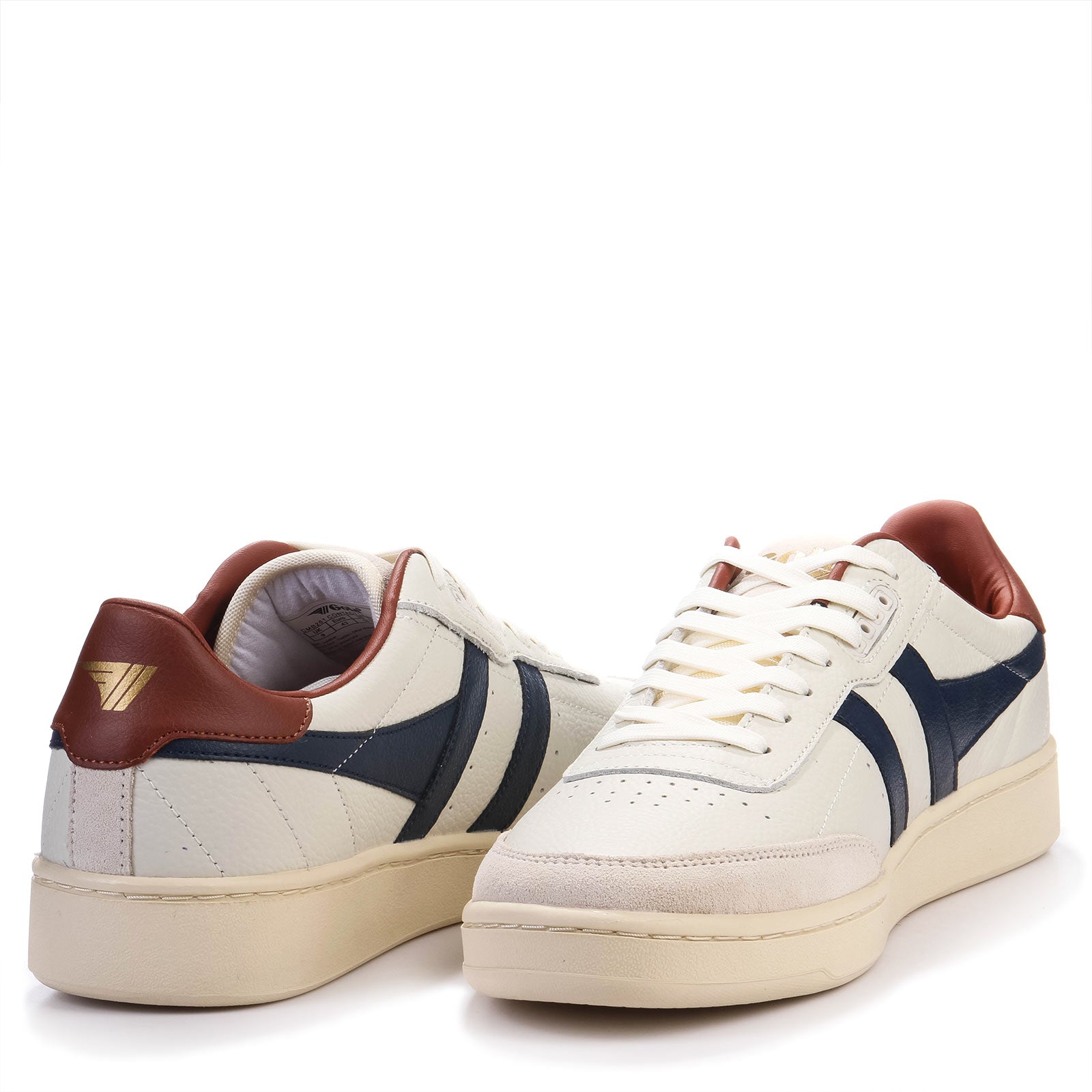 Contact Leather off white/navy/rust Gola