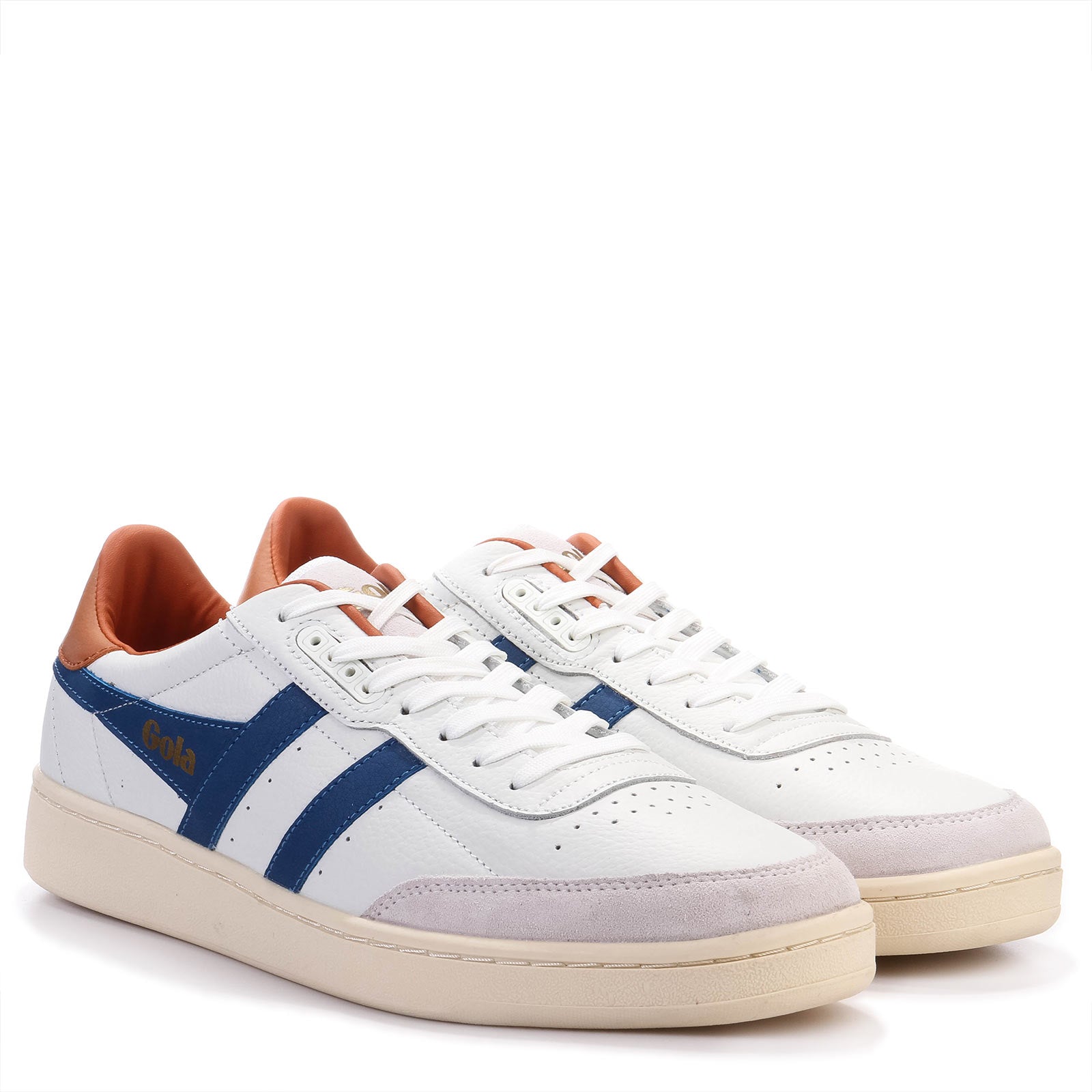 Contact Leather white/m.blue/m.orange