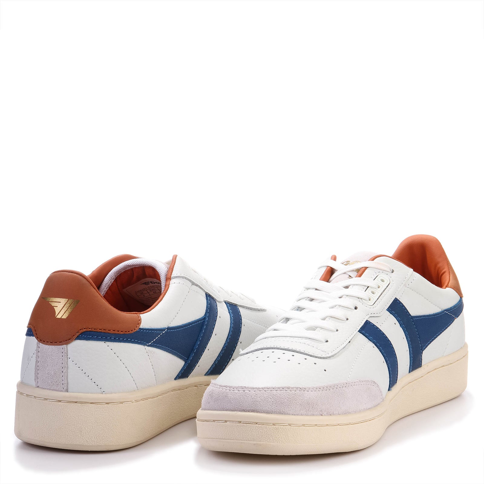 Contact Leather white/m.blue/m.orange