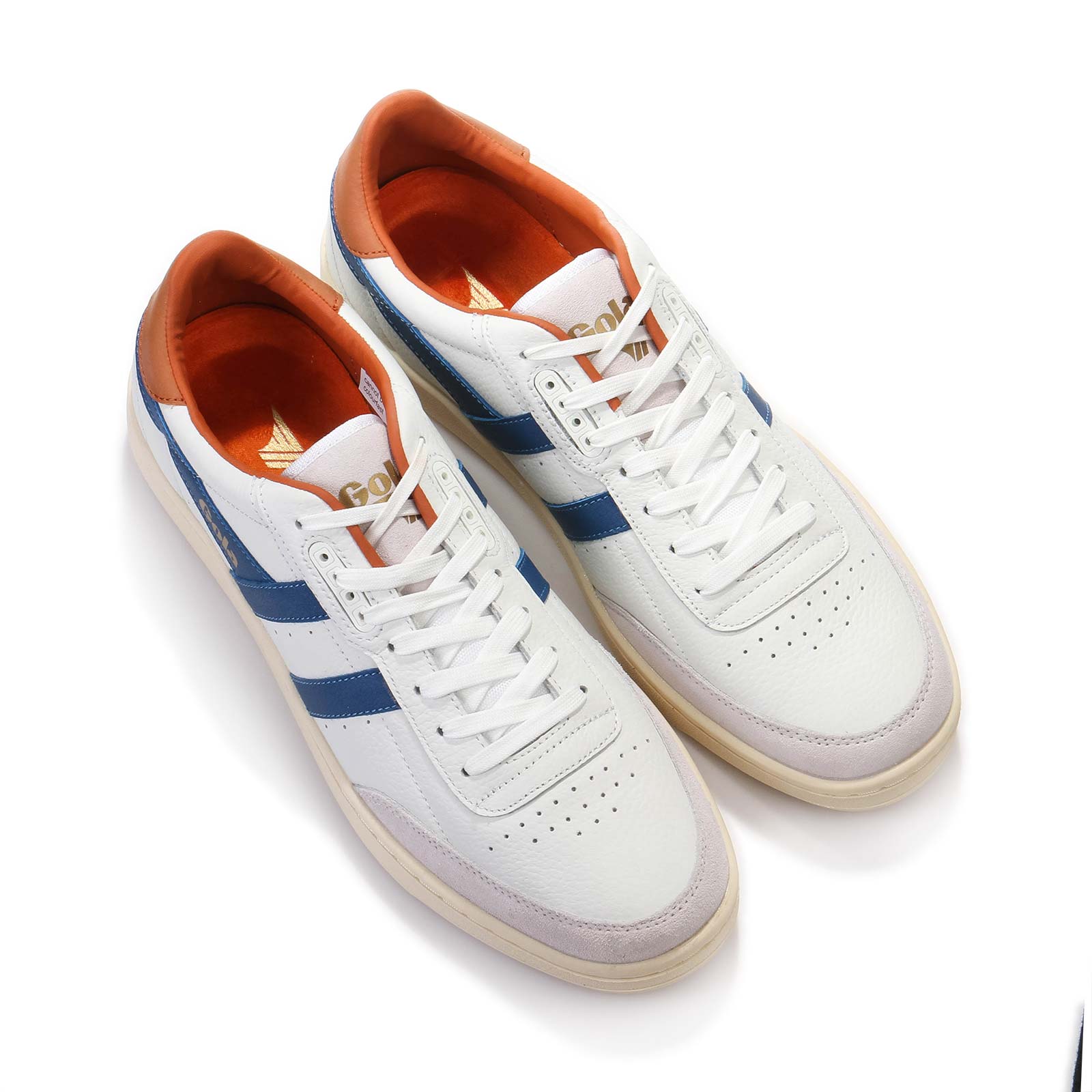 Contact Leather white/m.blue/m.orange