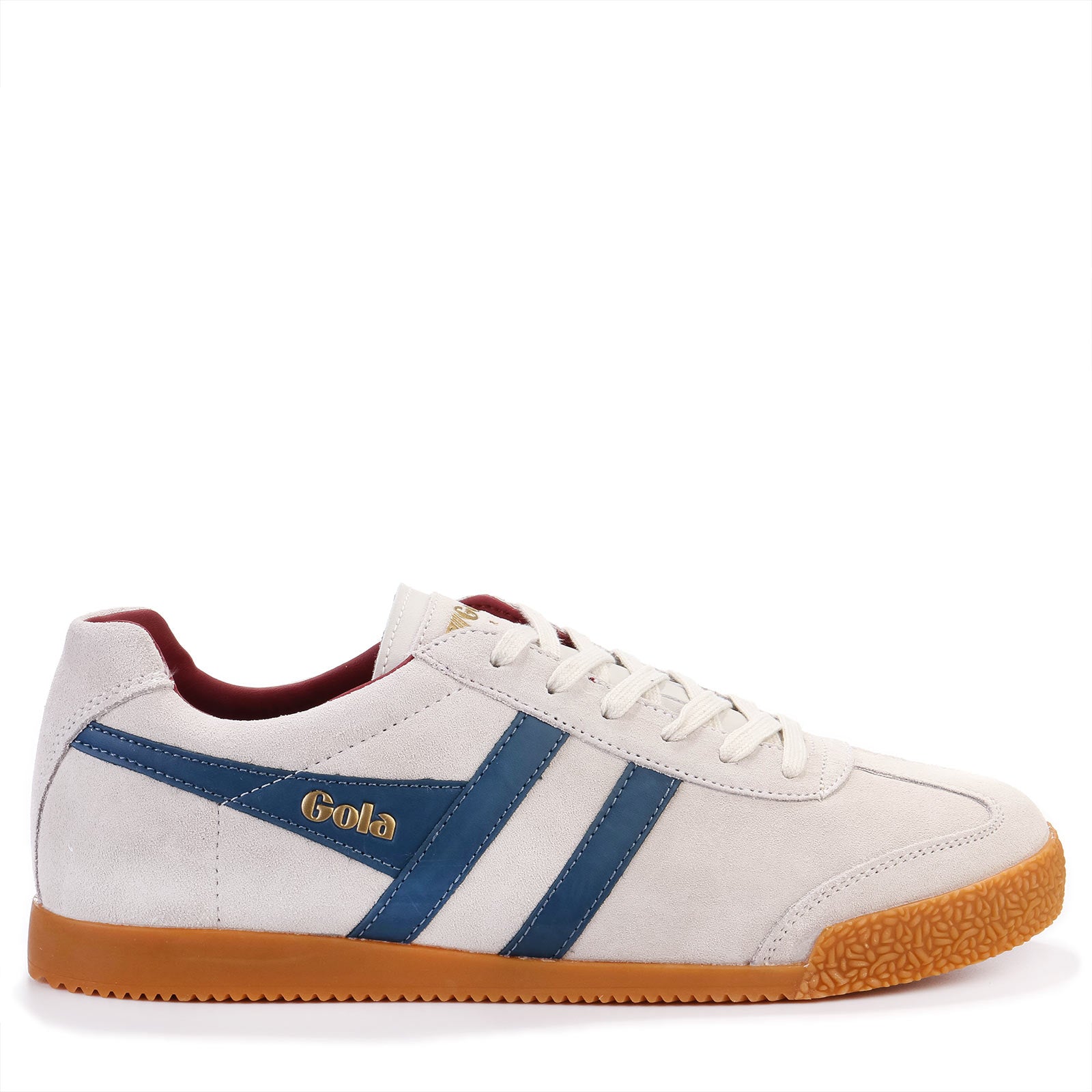 Harrier Suede off white/vintage blue/deep red