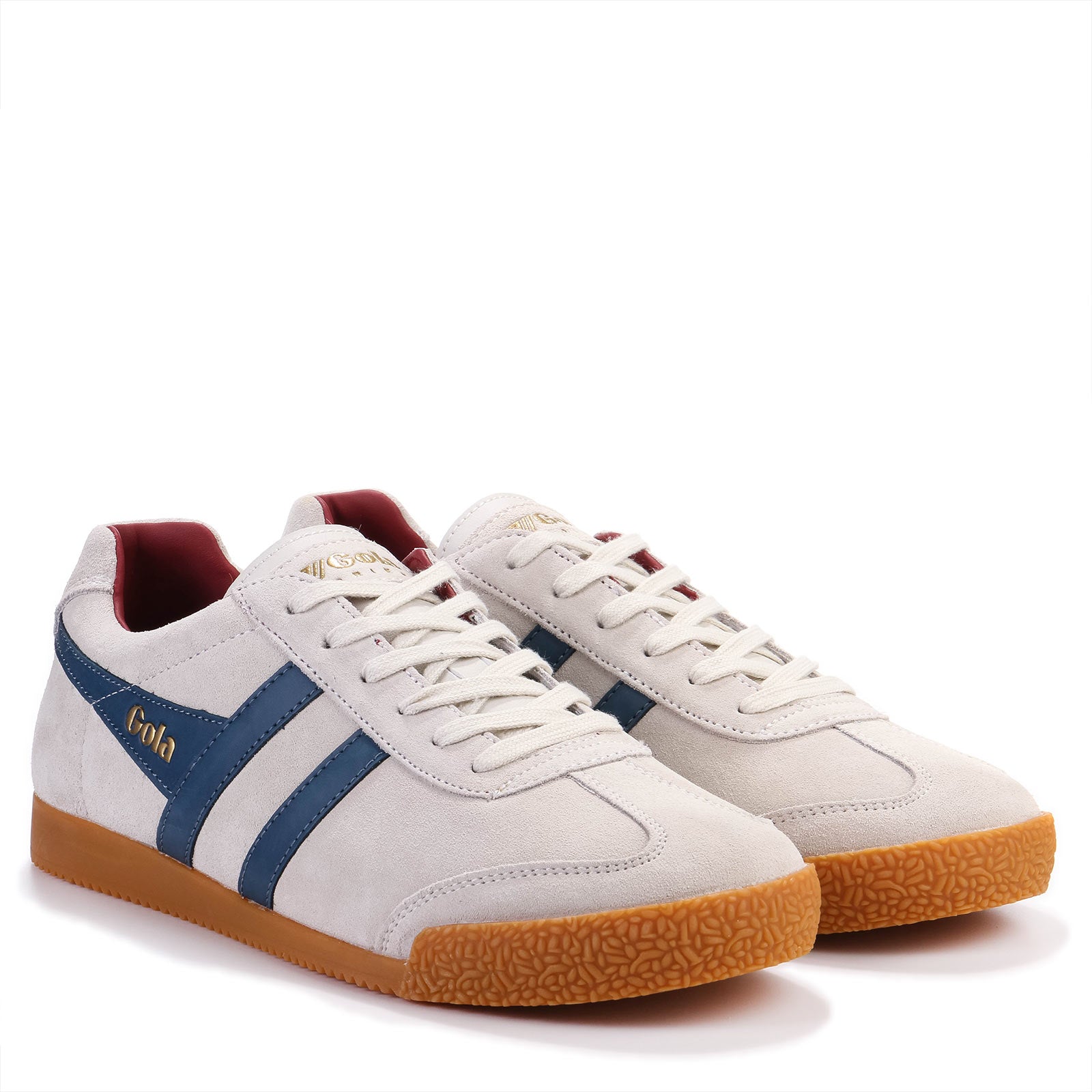 Harrier Suede off white/vintage blue/deep red