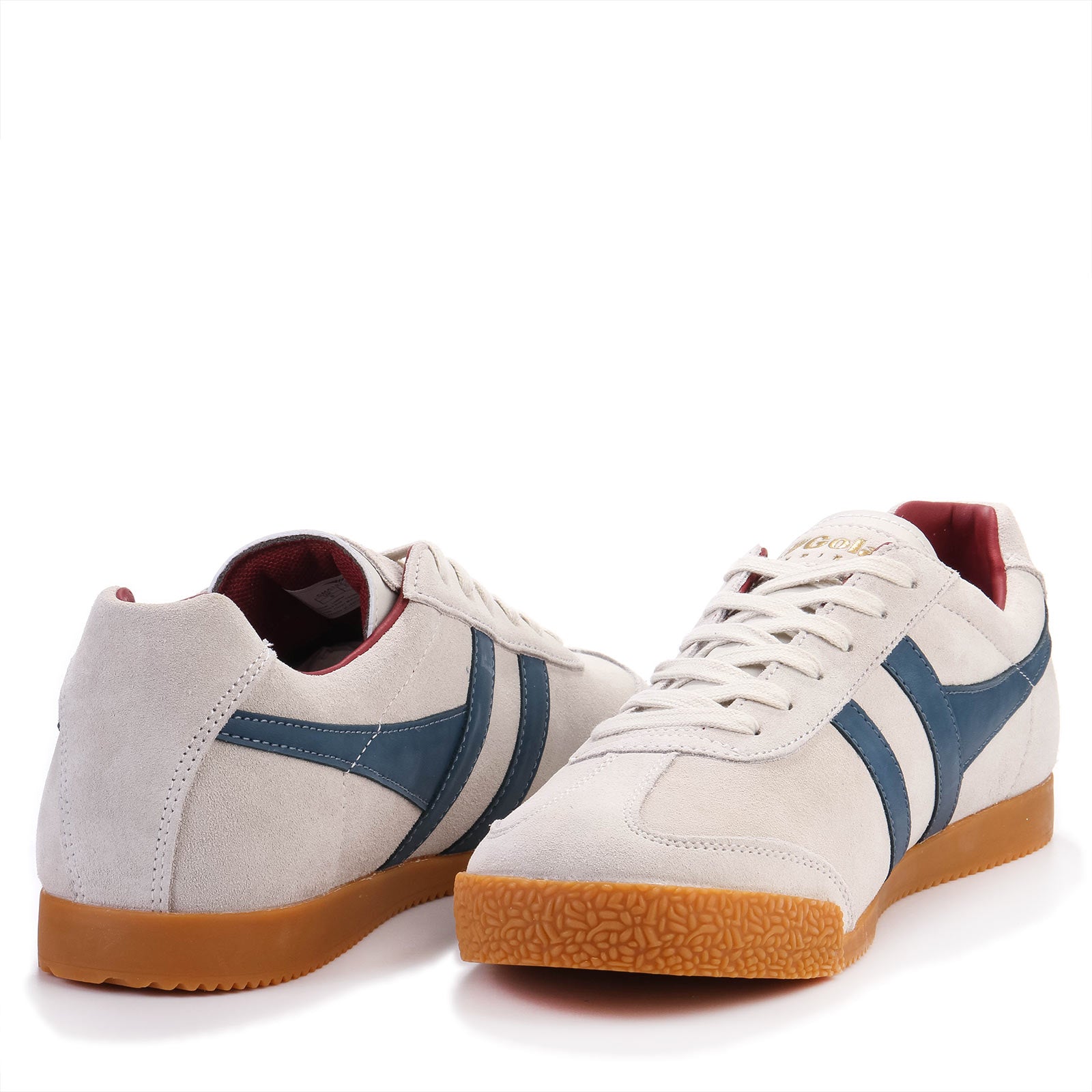 Harrier Suede off white/vintage blue/deep red