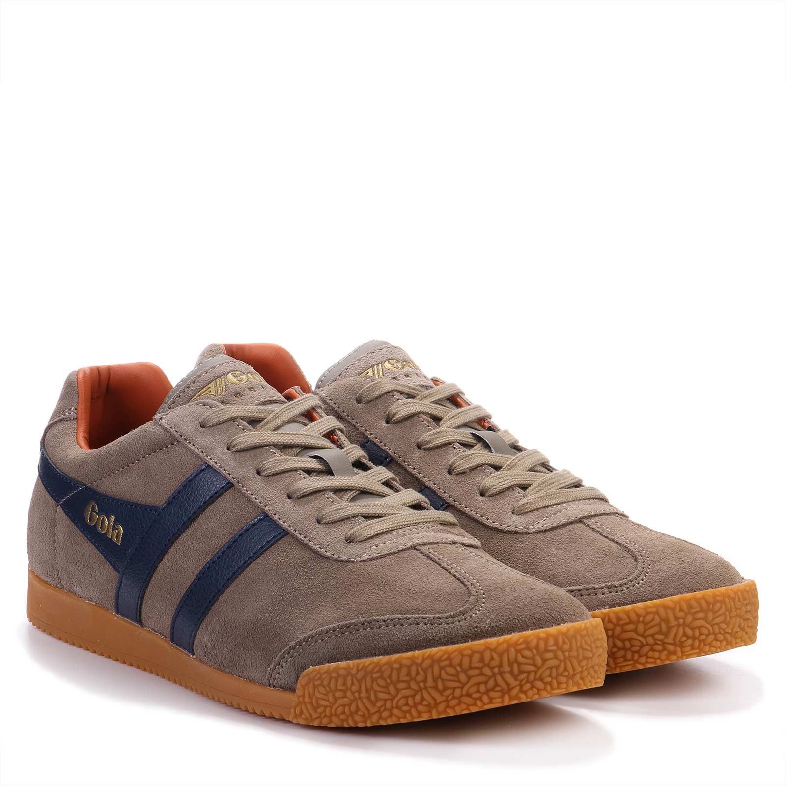 Harrier Suede rhino/navy/m.orange