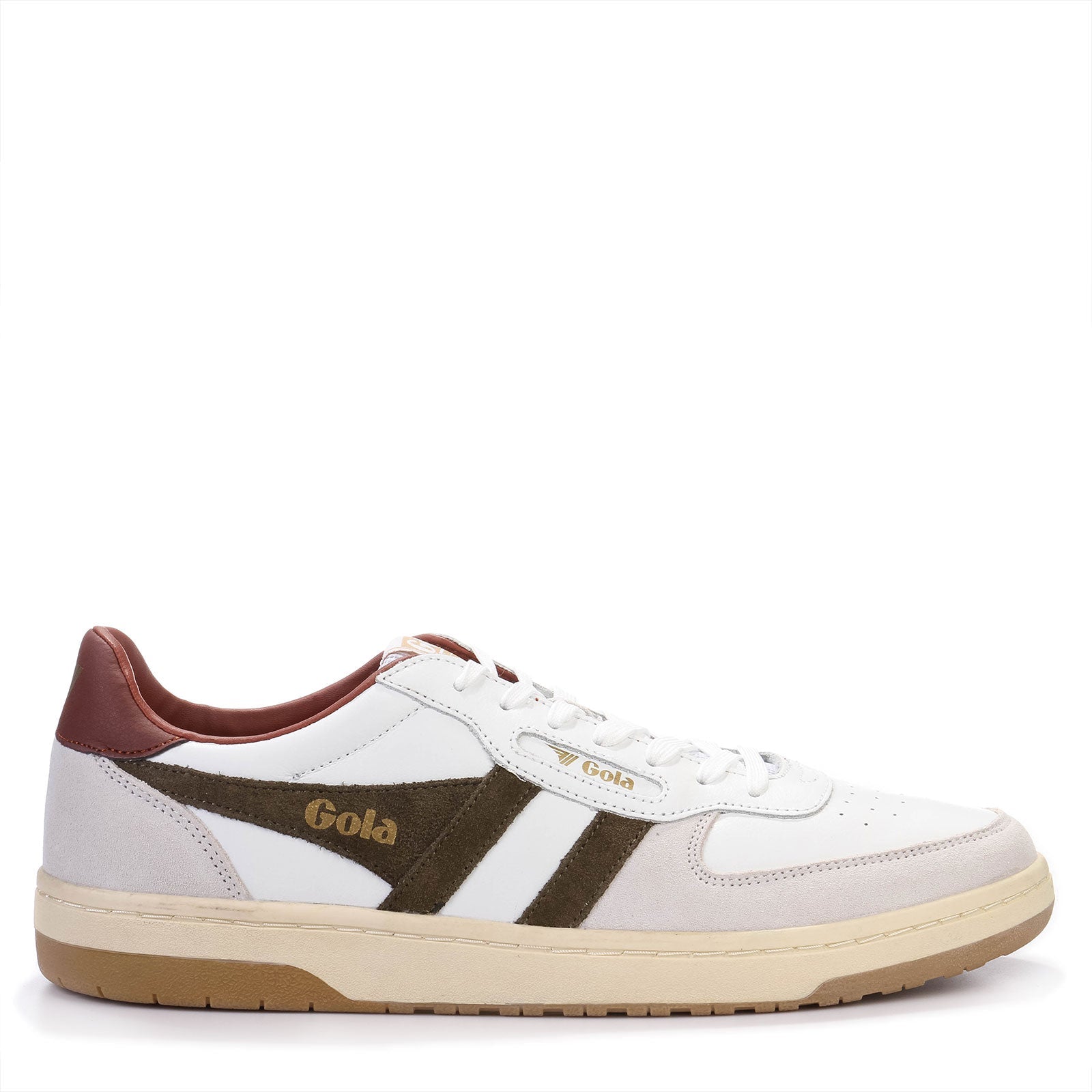 Hawk white/khaki/rust Gola