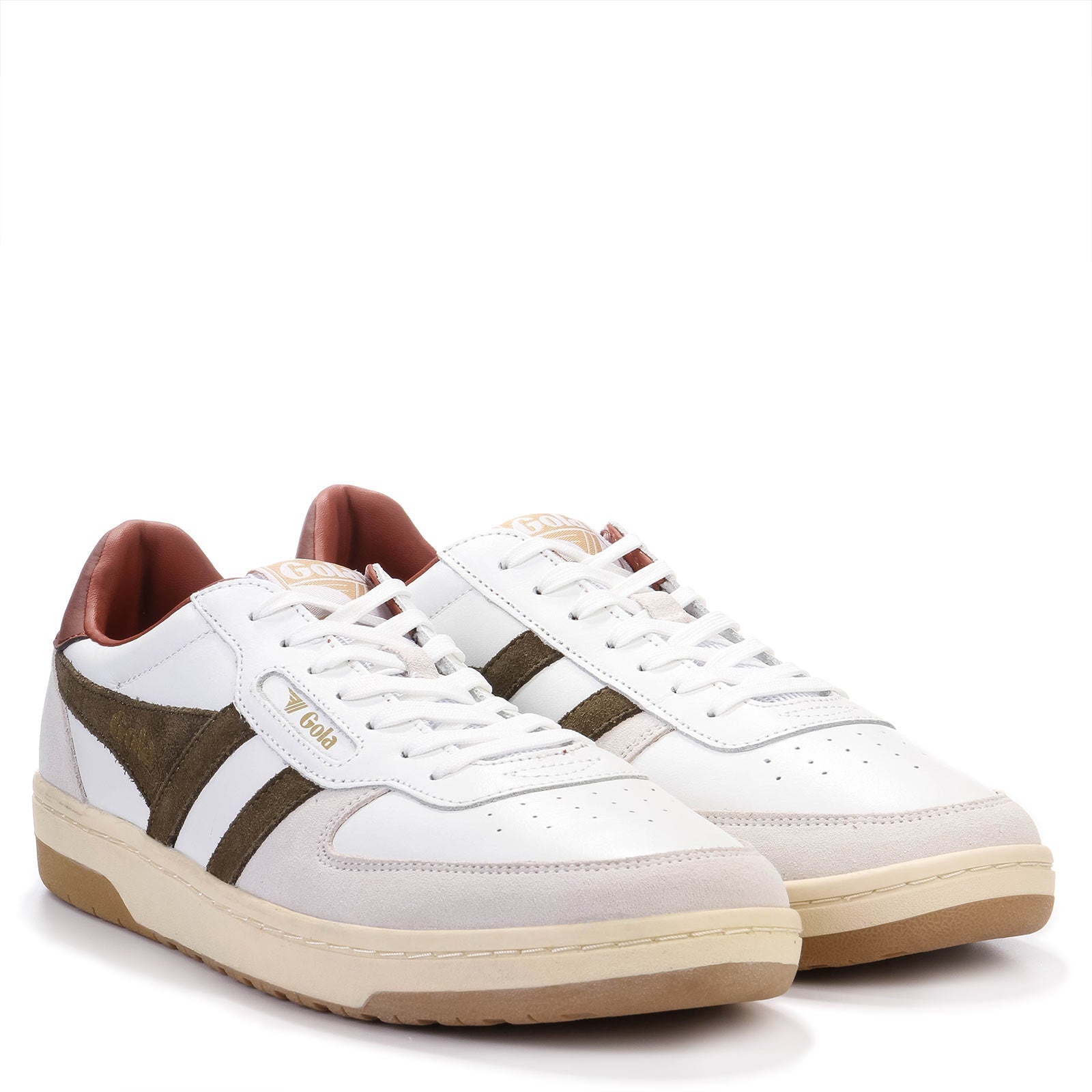 Hawk white/khaki/rust Gola