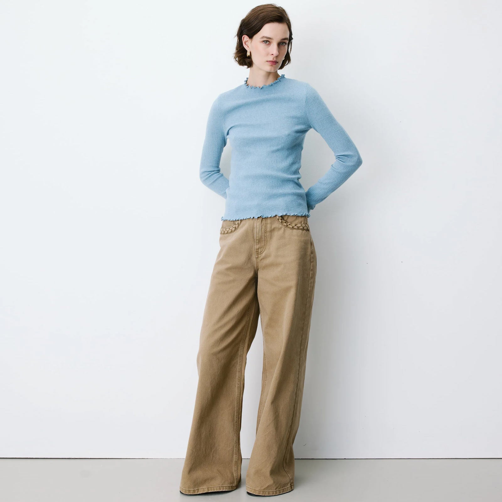 Alino Fine Knit Jumper bleuet
