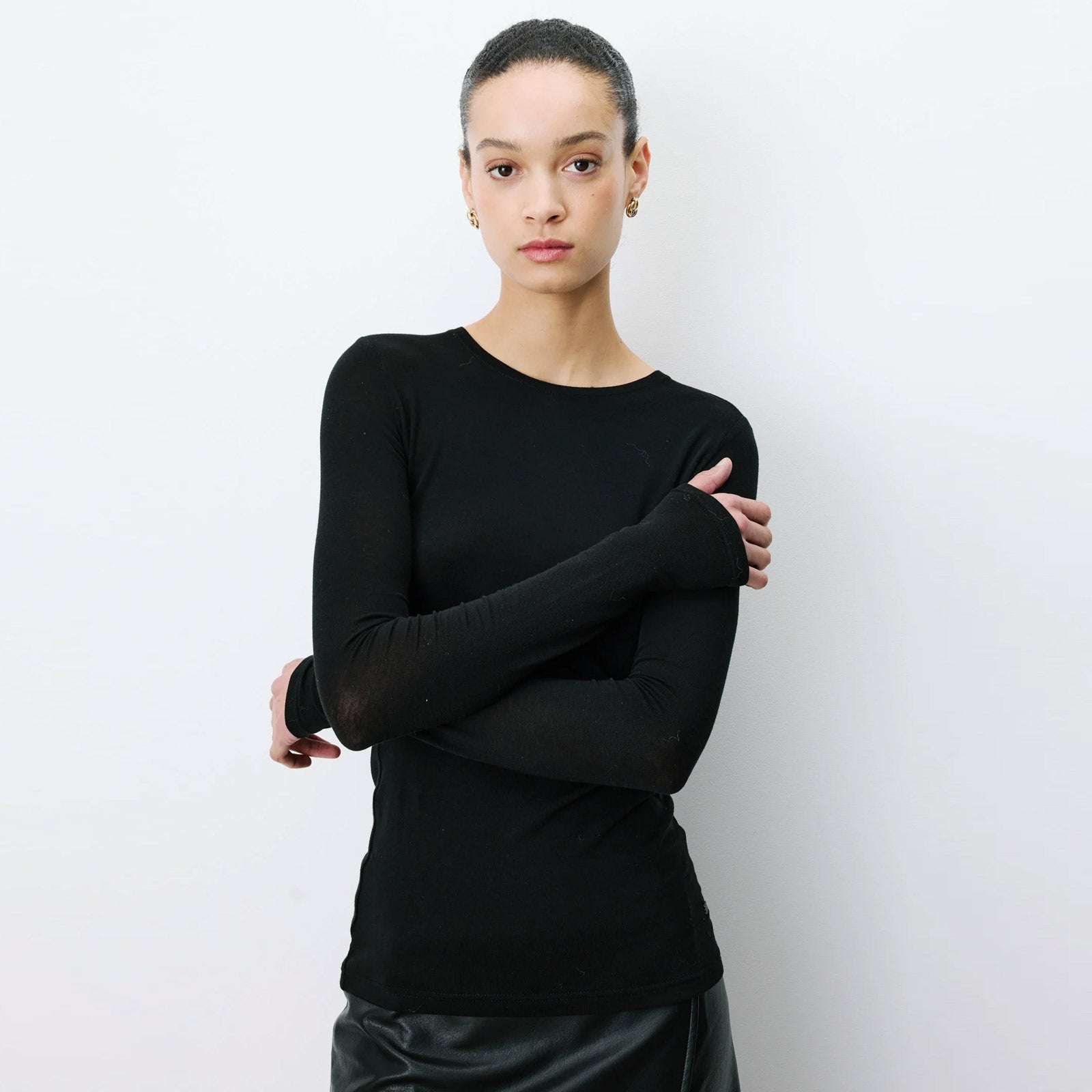 Alkias Longsleeve noir