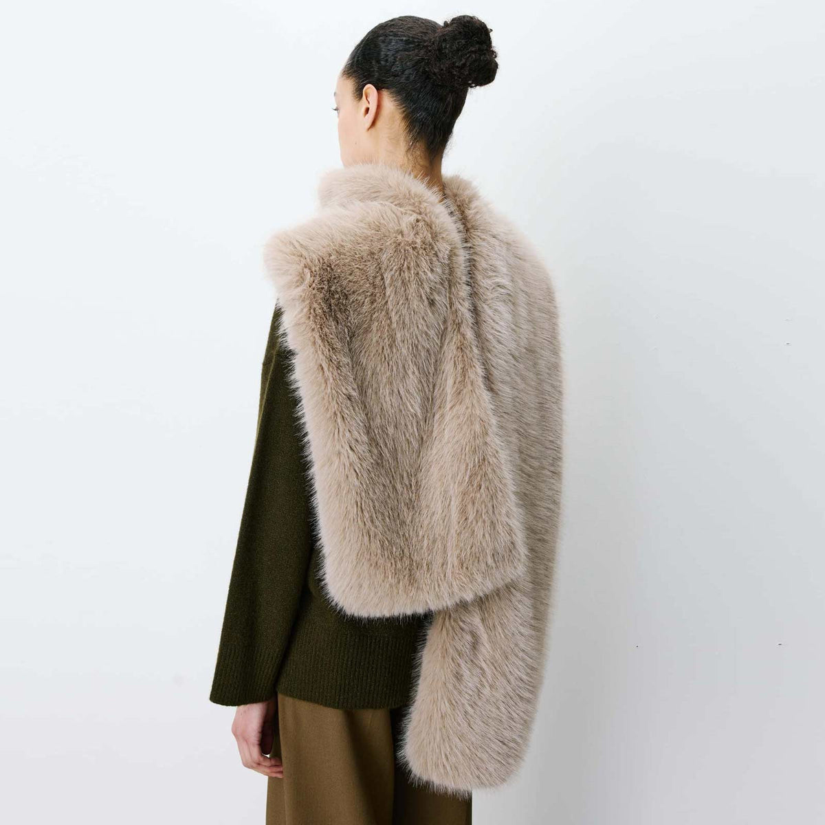 Amina Scarf grege