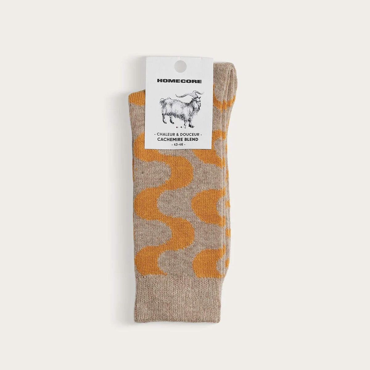Cashmere Blend Socks sand/honey