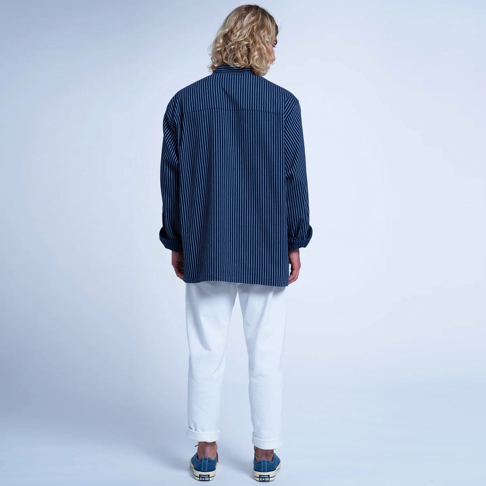 Kyos Stripes Shirt navy