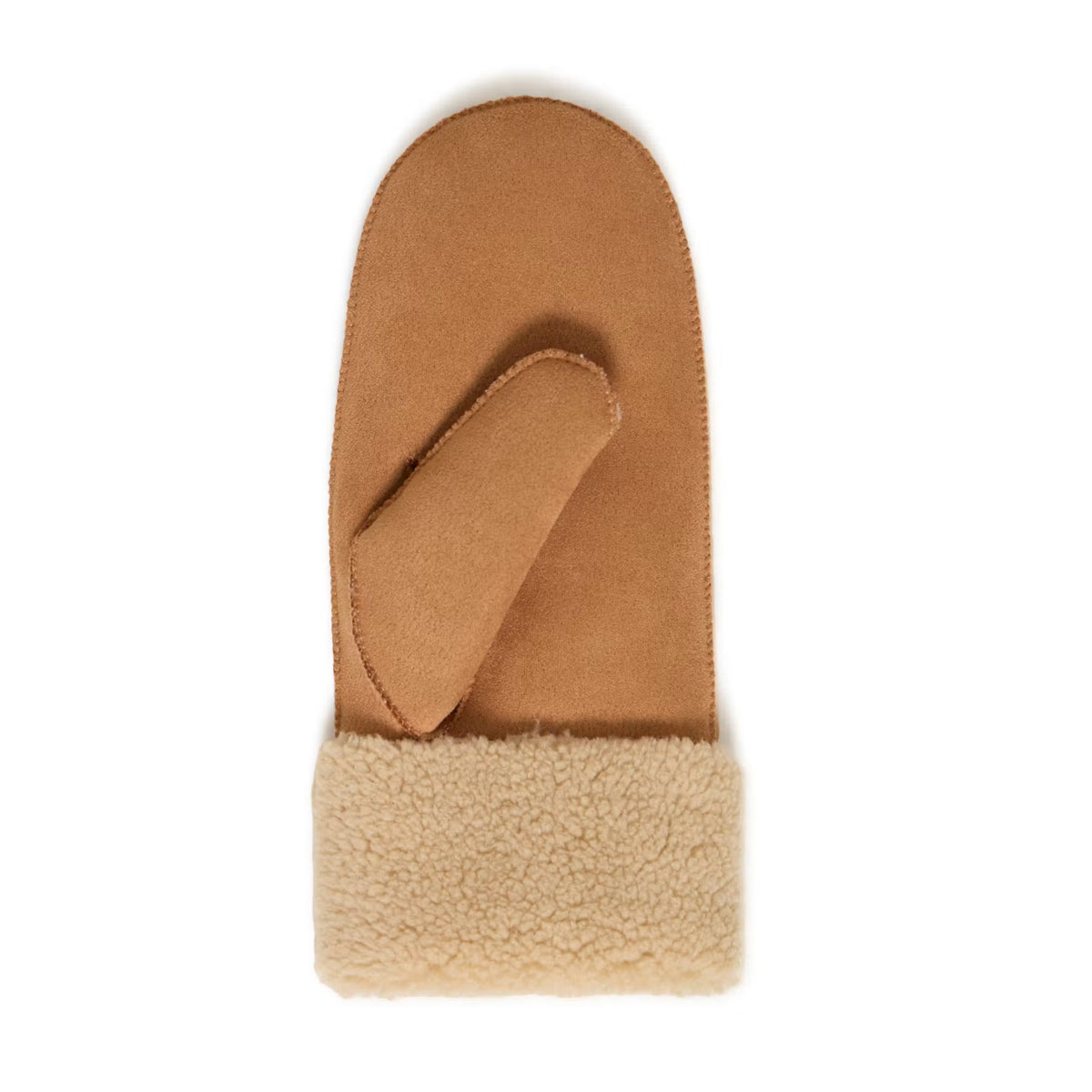 IASille Mitten bone brown