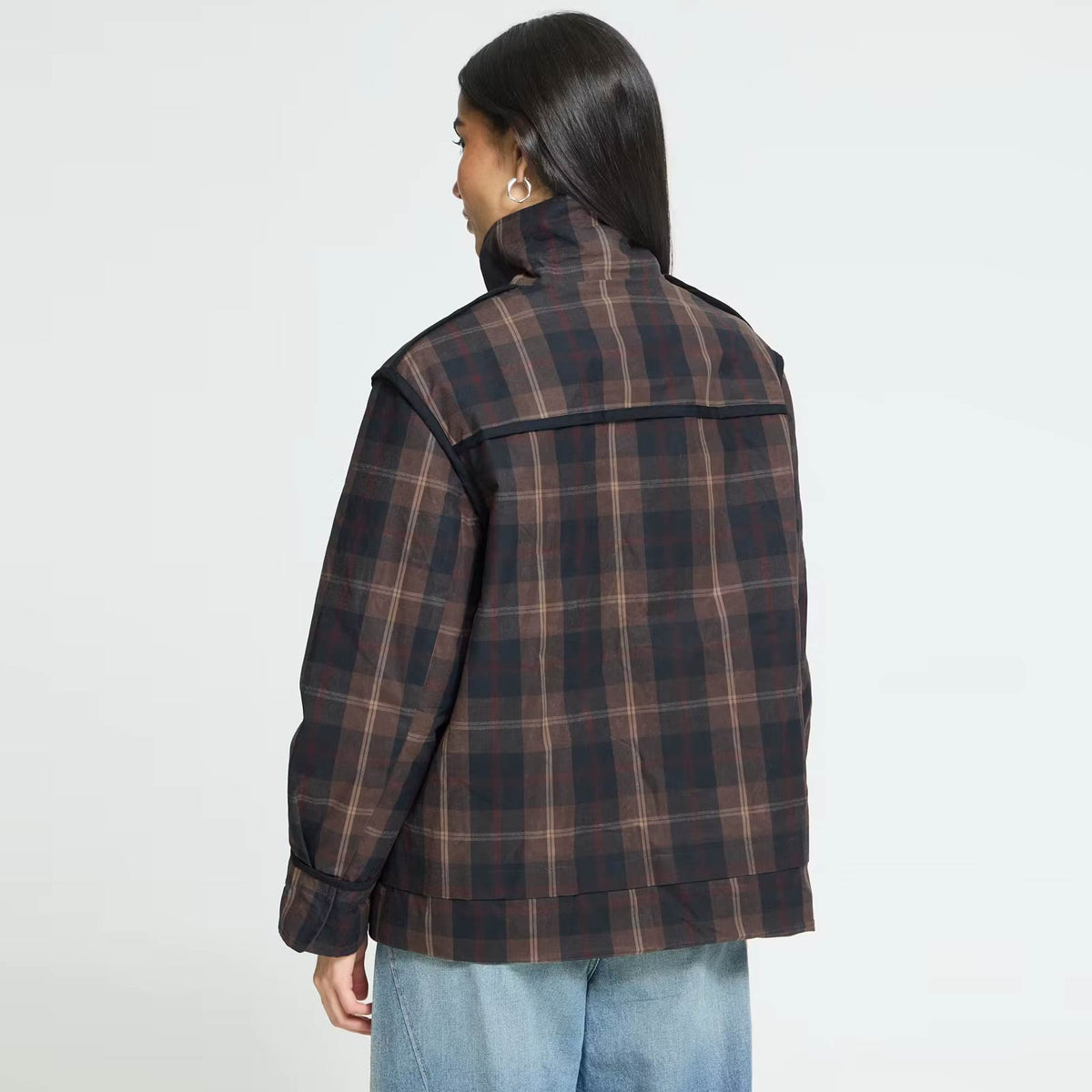 IHCronto Jacket dark navy check