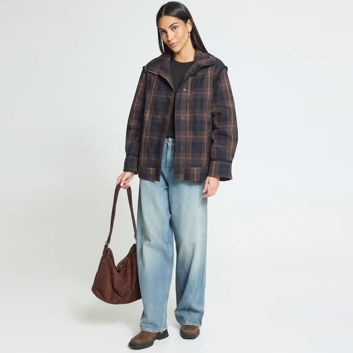 IHCronto Jacket dark navy check