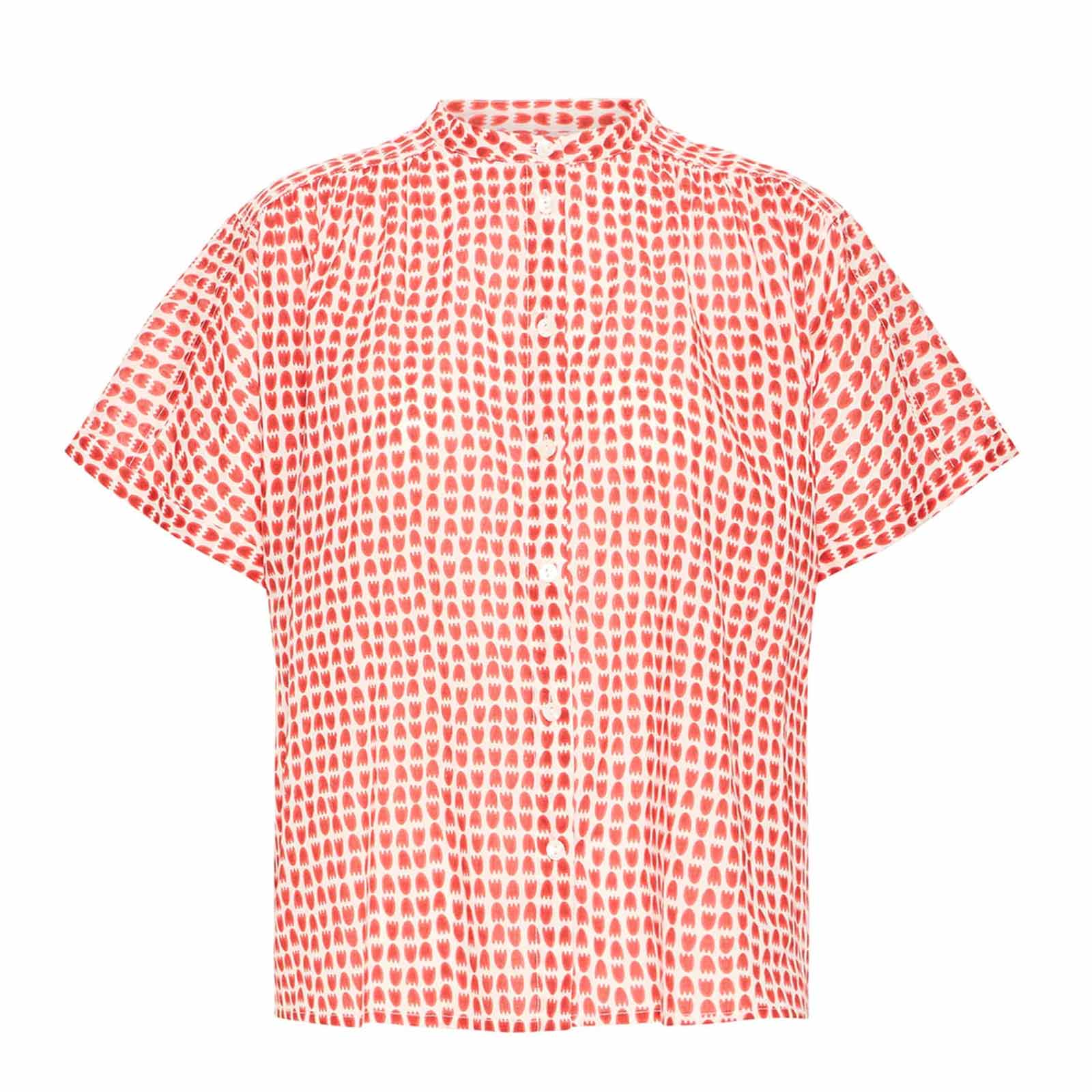 IHLumma Shirt fiery red tulip ICHI
