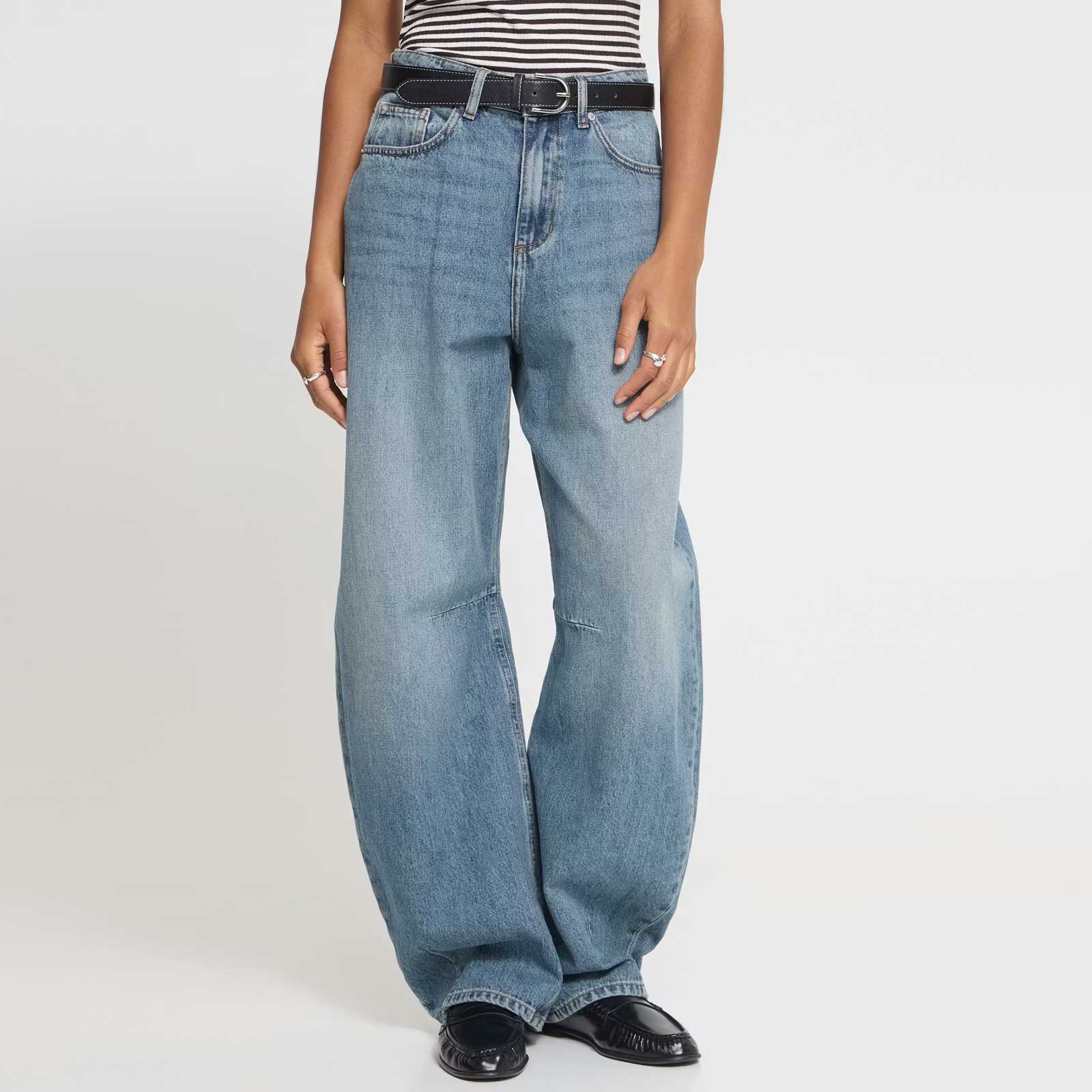 IHMilana Ballon Jeans blue med wash