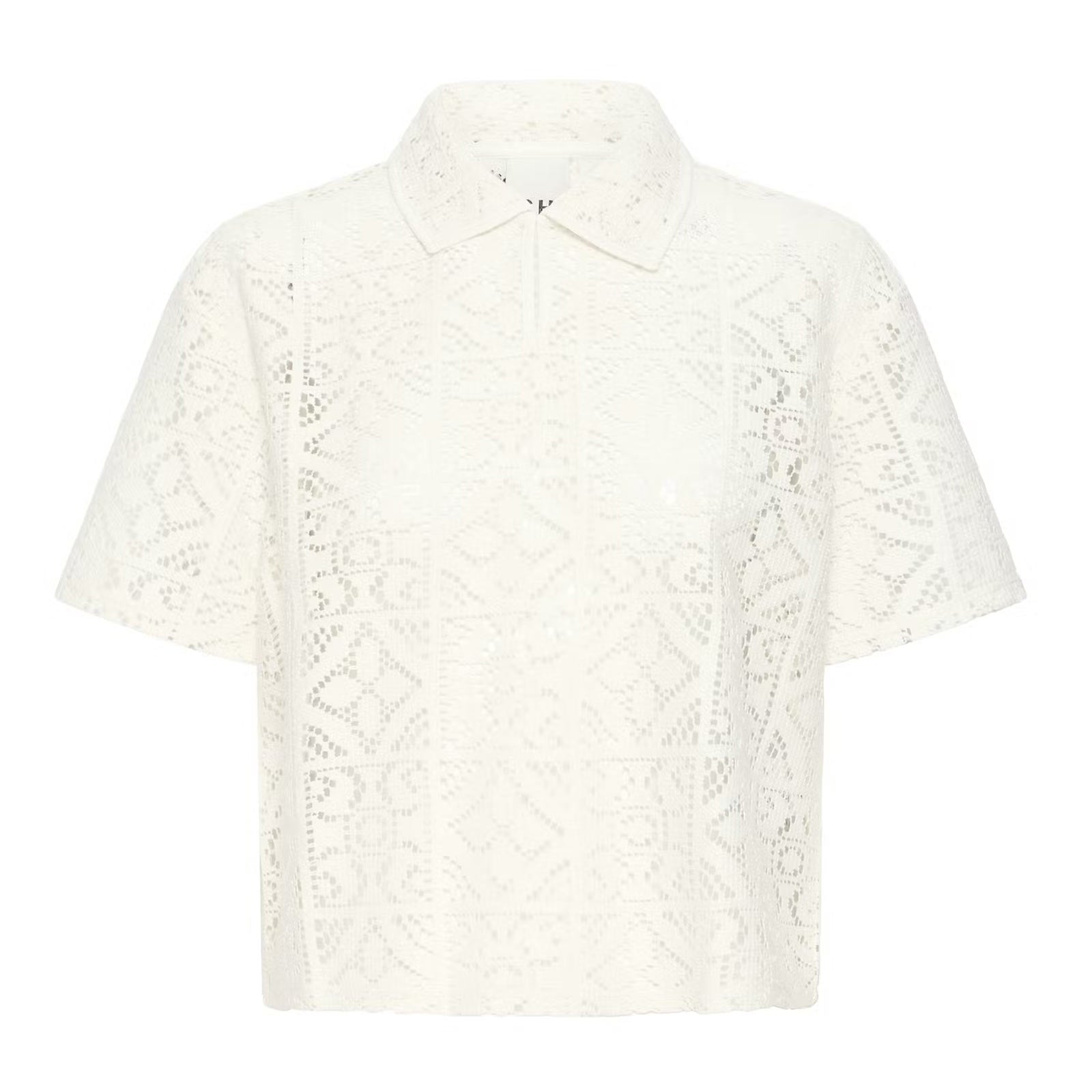 IHNaima S/S Polo cloud dancer ICHI