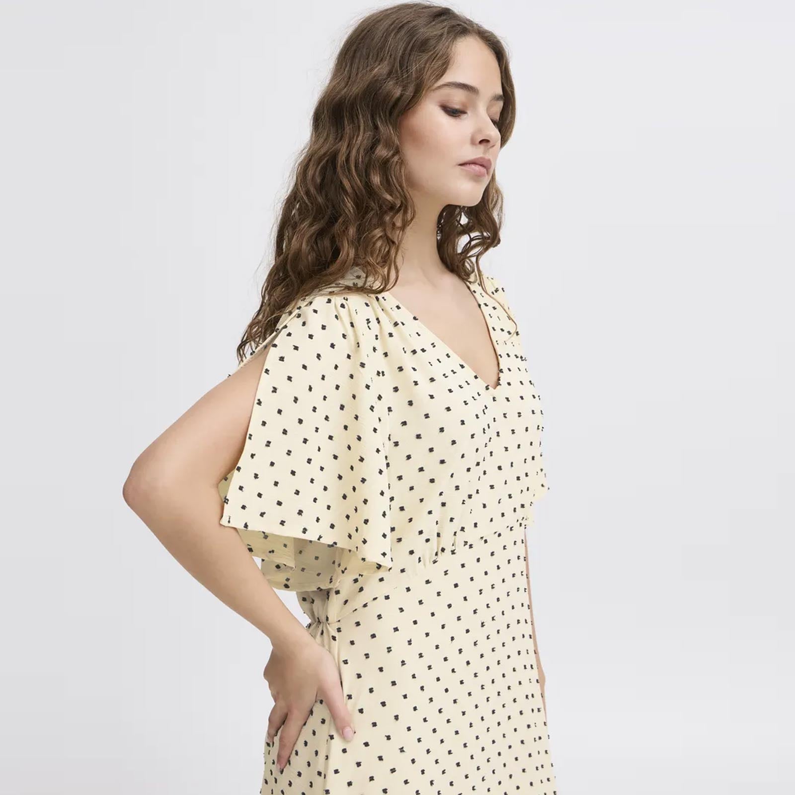 IHZabby Dress graphic diamond ICHI