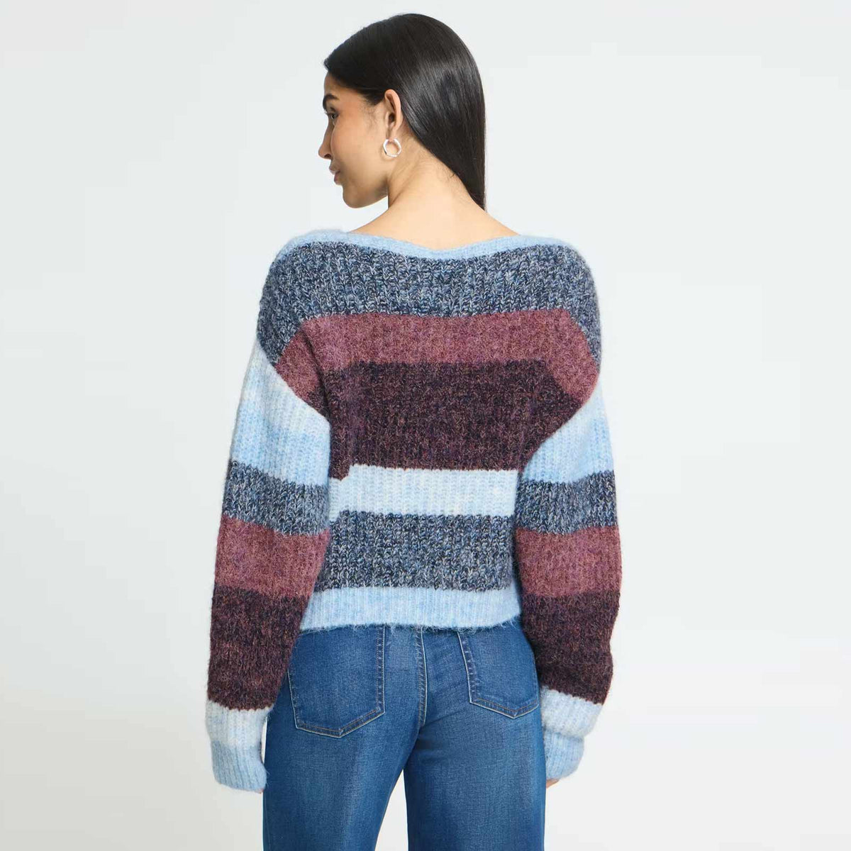 IHZulu LS zinfandel/blue stripe