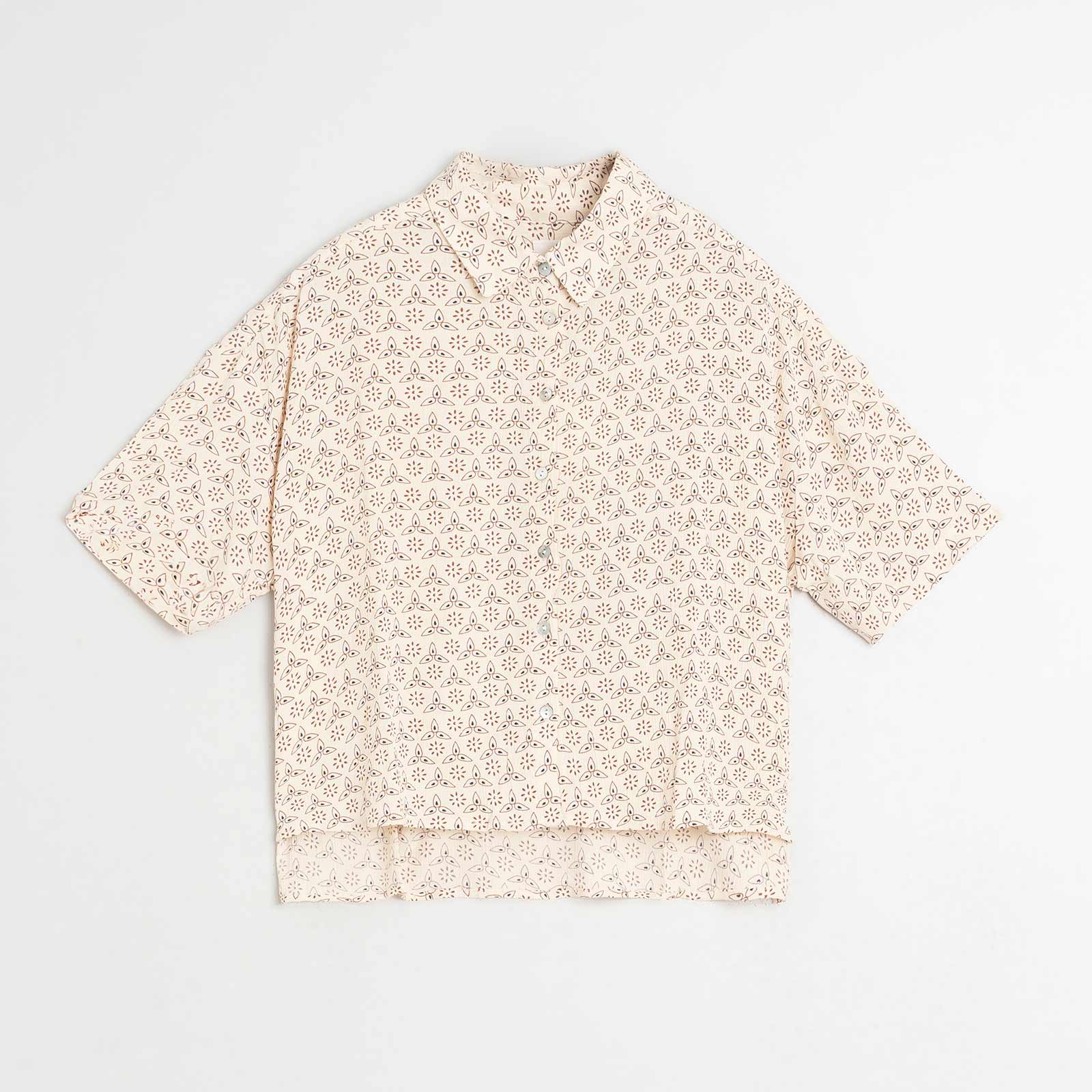 Allover Print Blouse crudo INDI&COLD