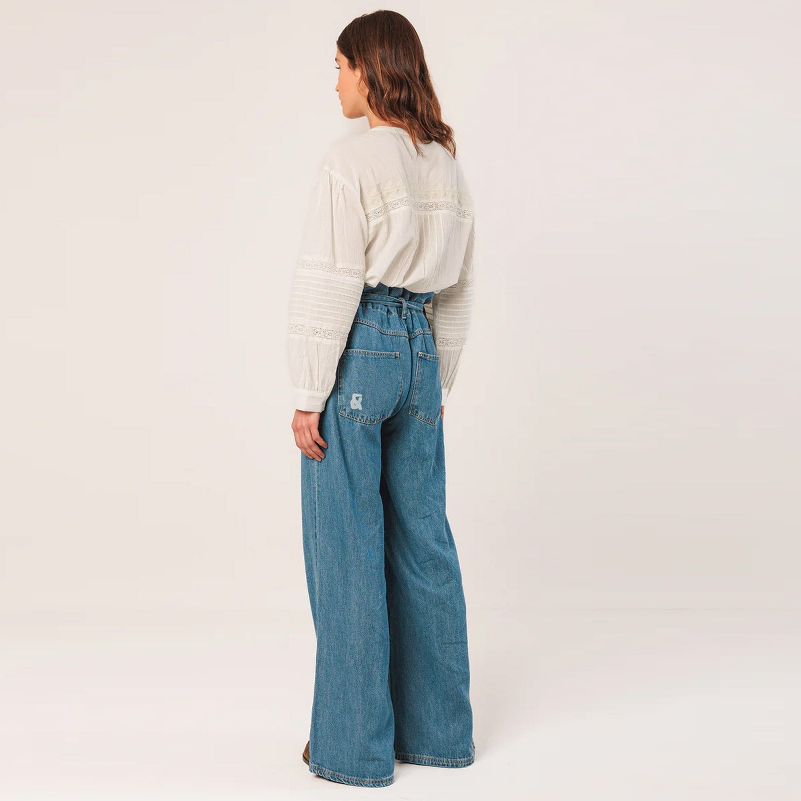 Embroidery Cotton Blouse blanco INDI&COLD