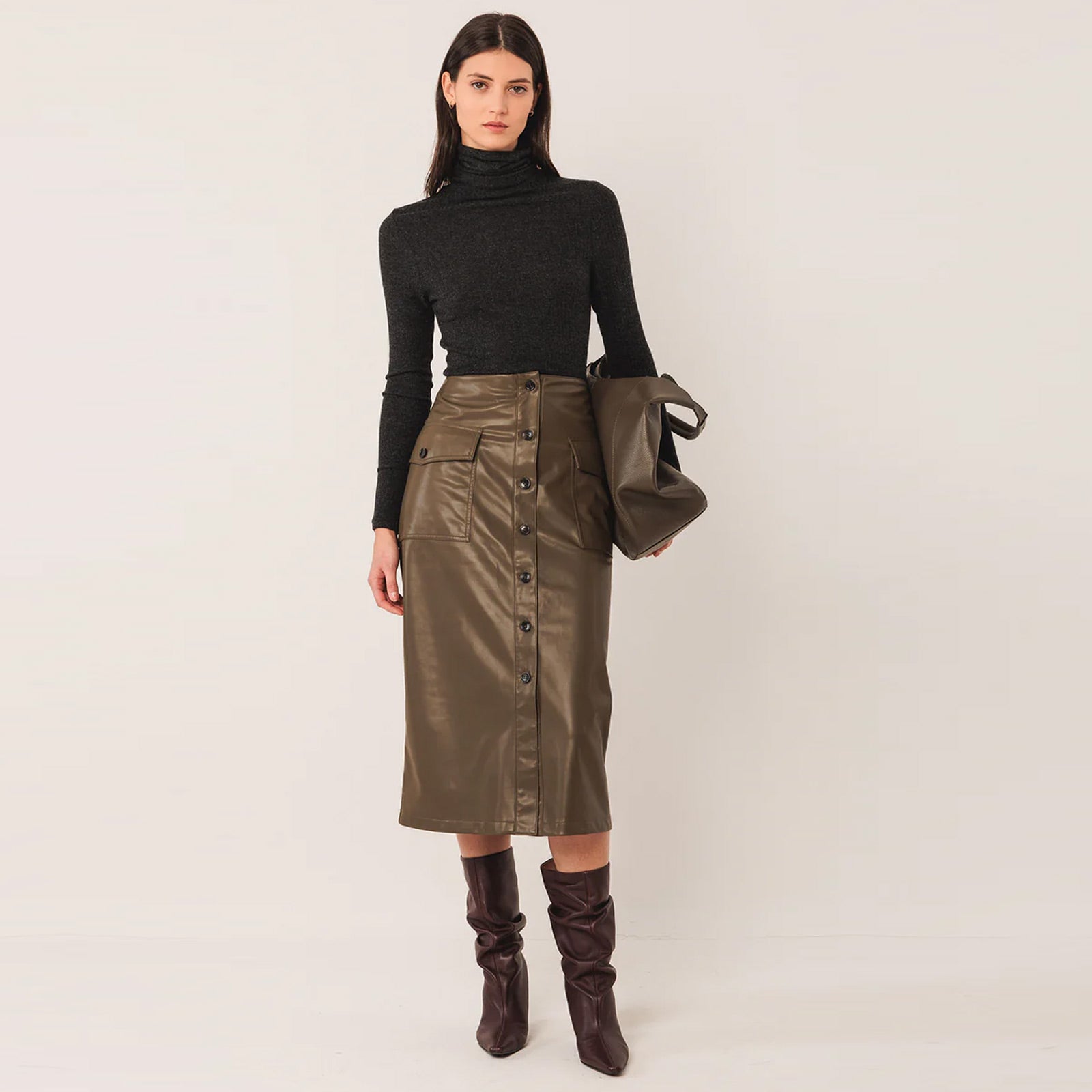 Turtle Neck Longsleeve marengo INDI&COLD