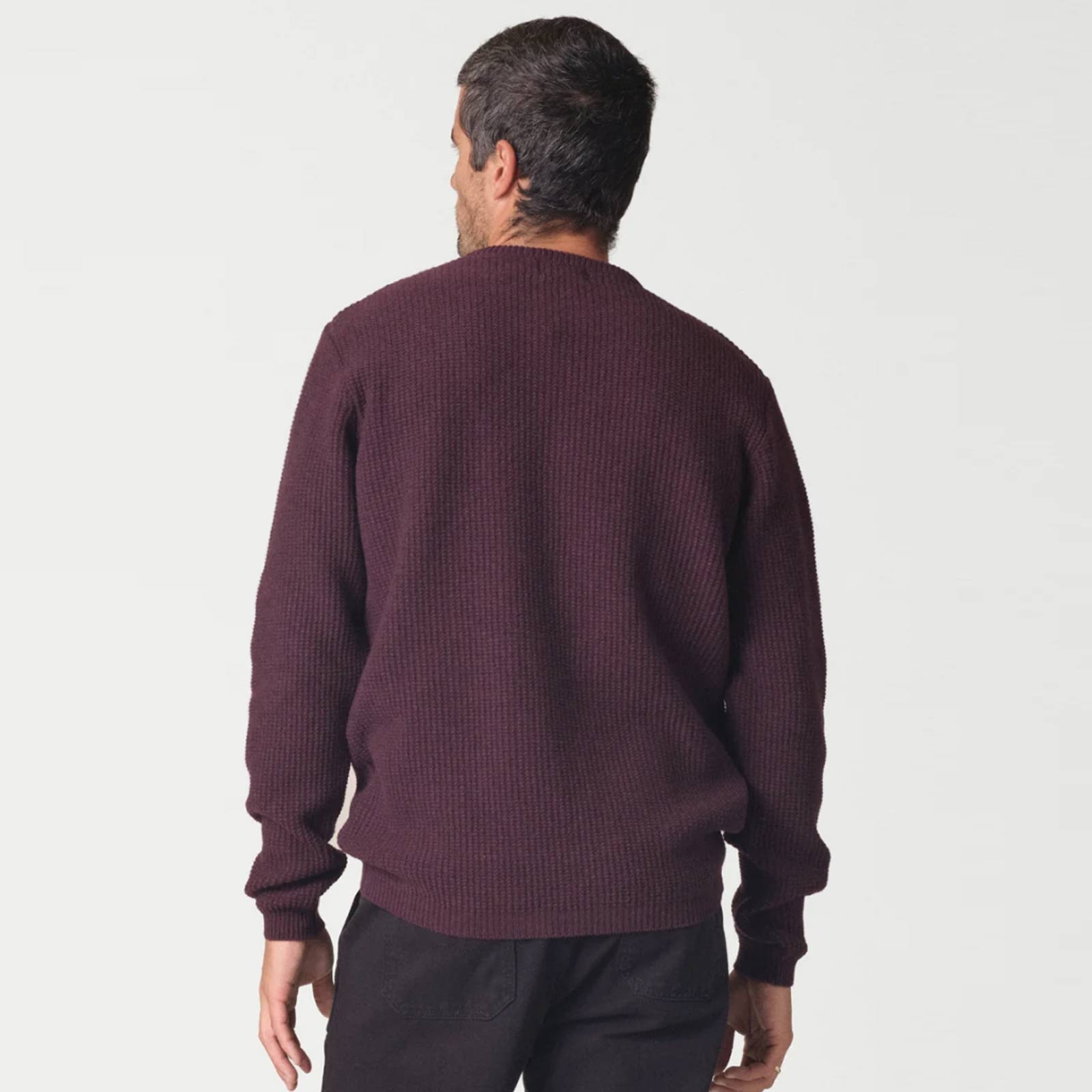 Frede Knit Jumper burgundy