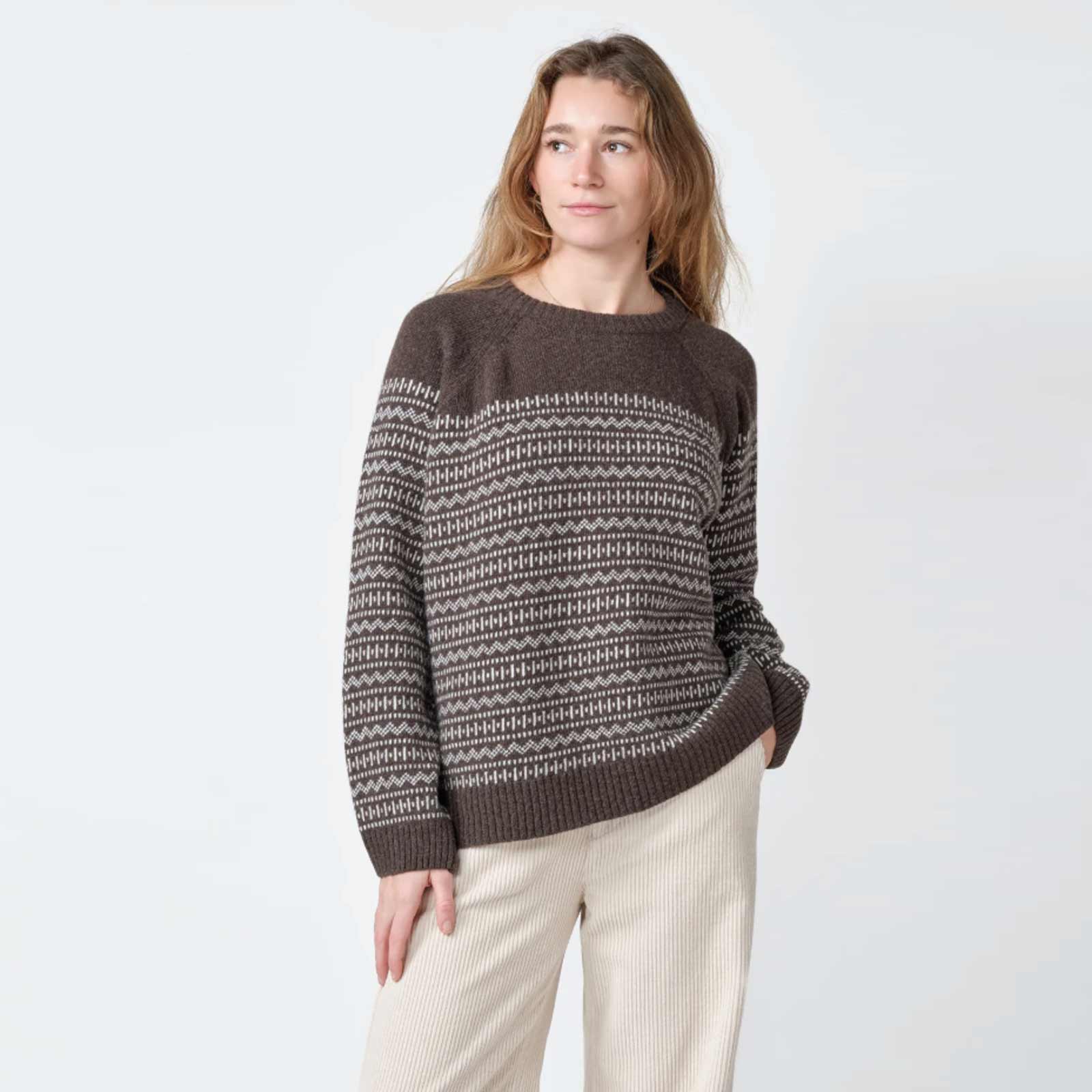 Sienna Knit Jumper taupe/cream