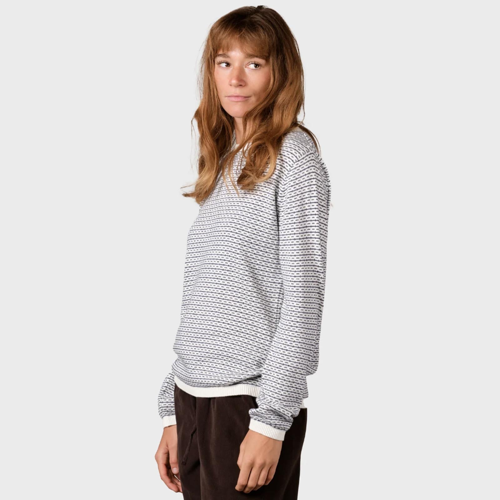 Silje Knit Jumper cream/navy Klitmøller Collective