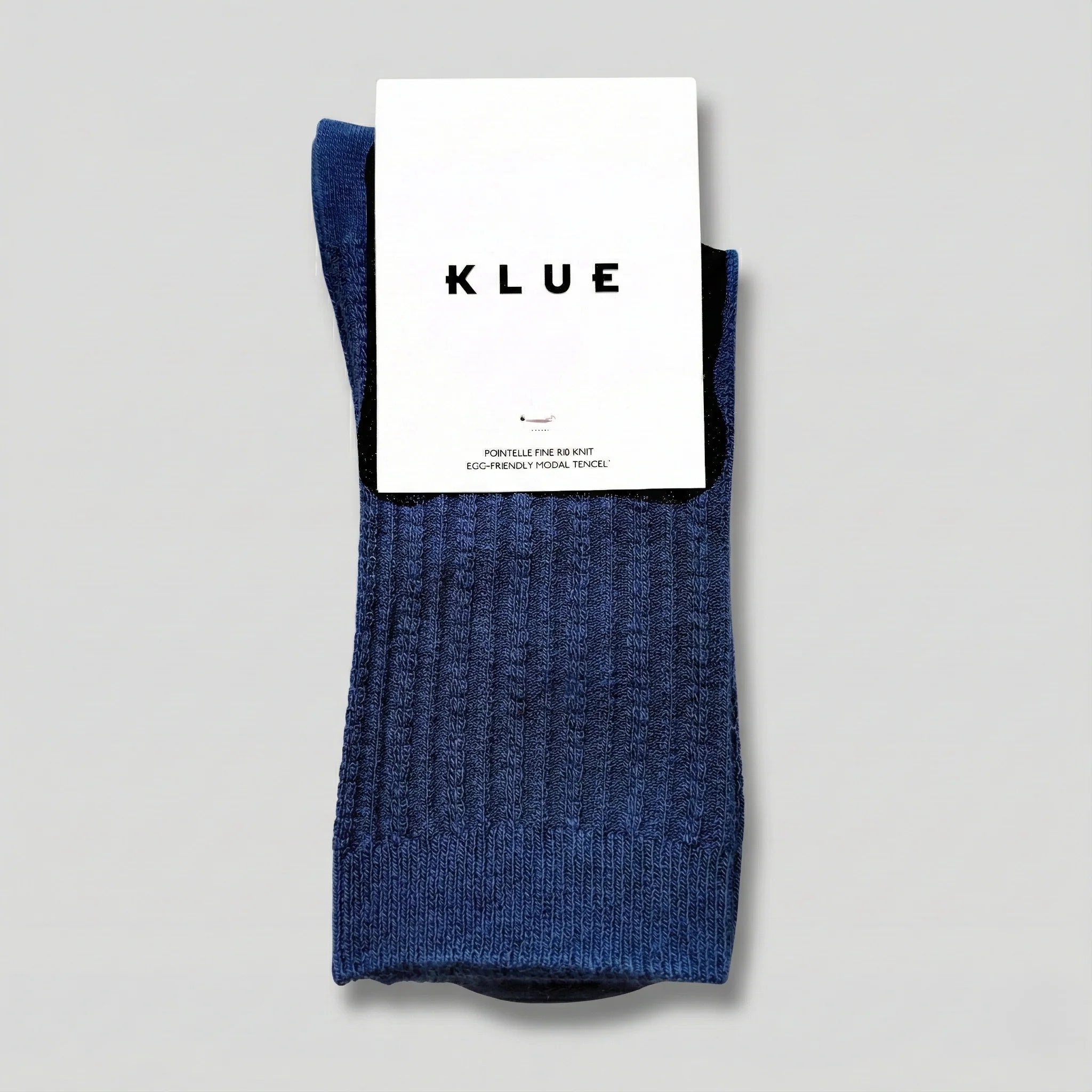 Pointelle Fine Rib Modal Socks navy Klue Accessories