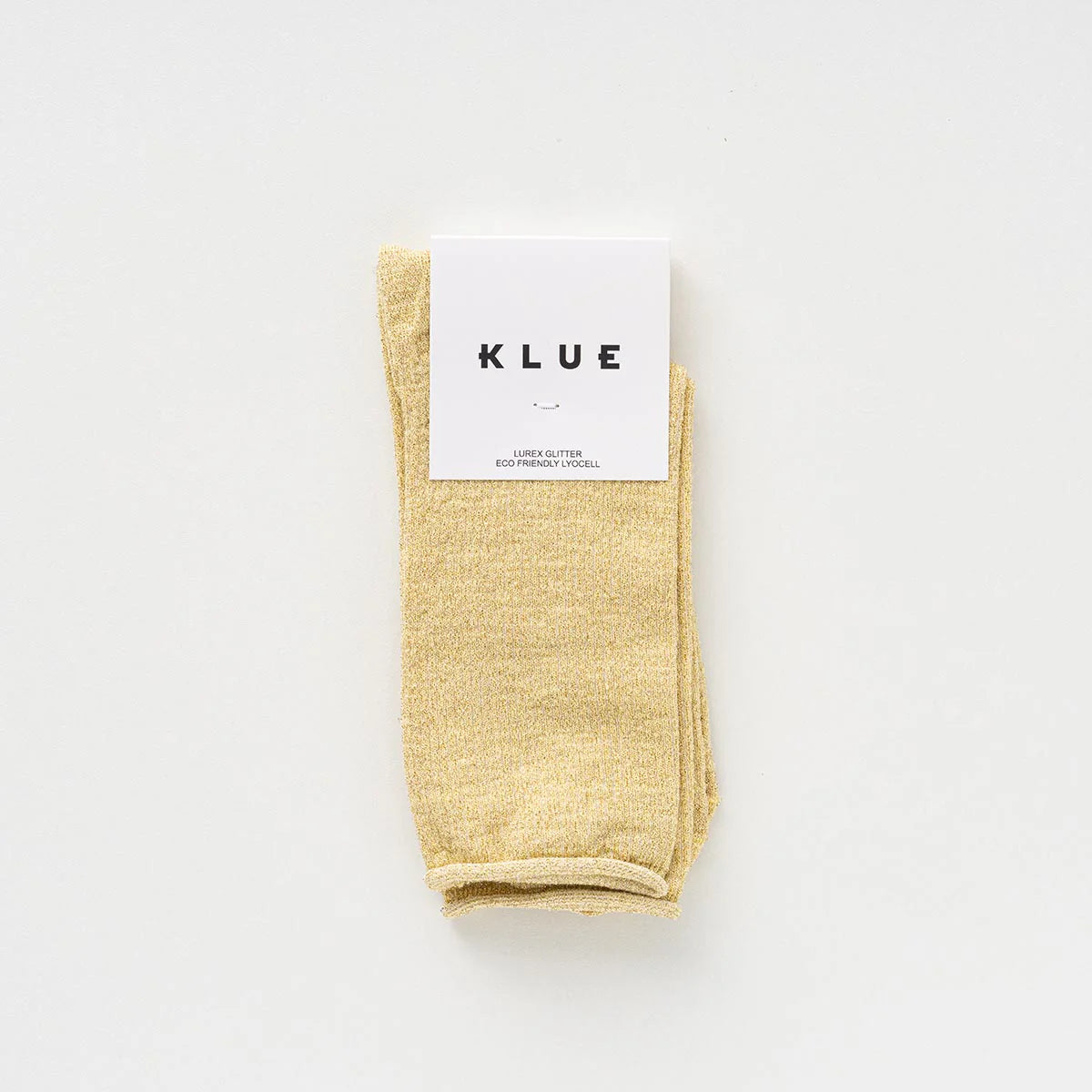 Lurex Glitter Socks lemon Klue Accessories