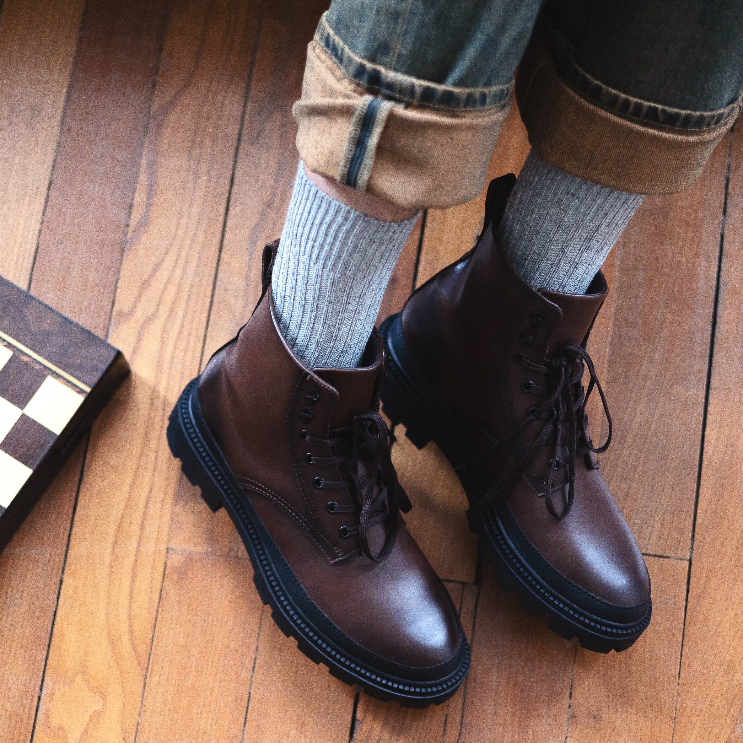 Silk Socks grey Klue Accessories