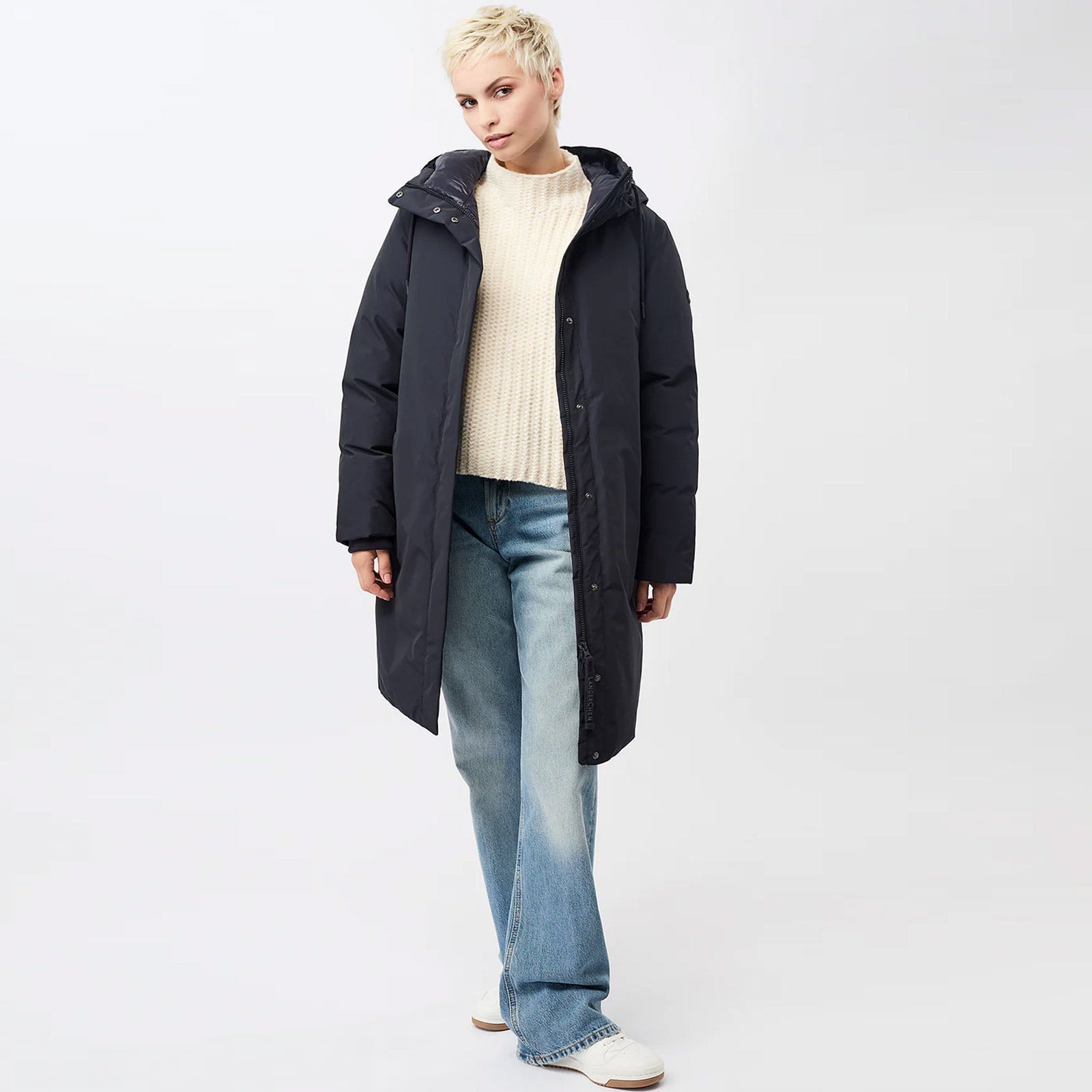 Karron Coat navy LangerChen