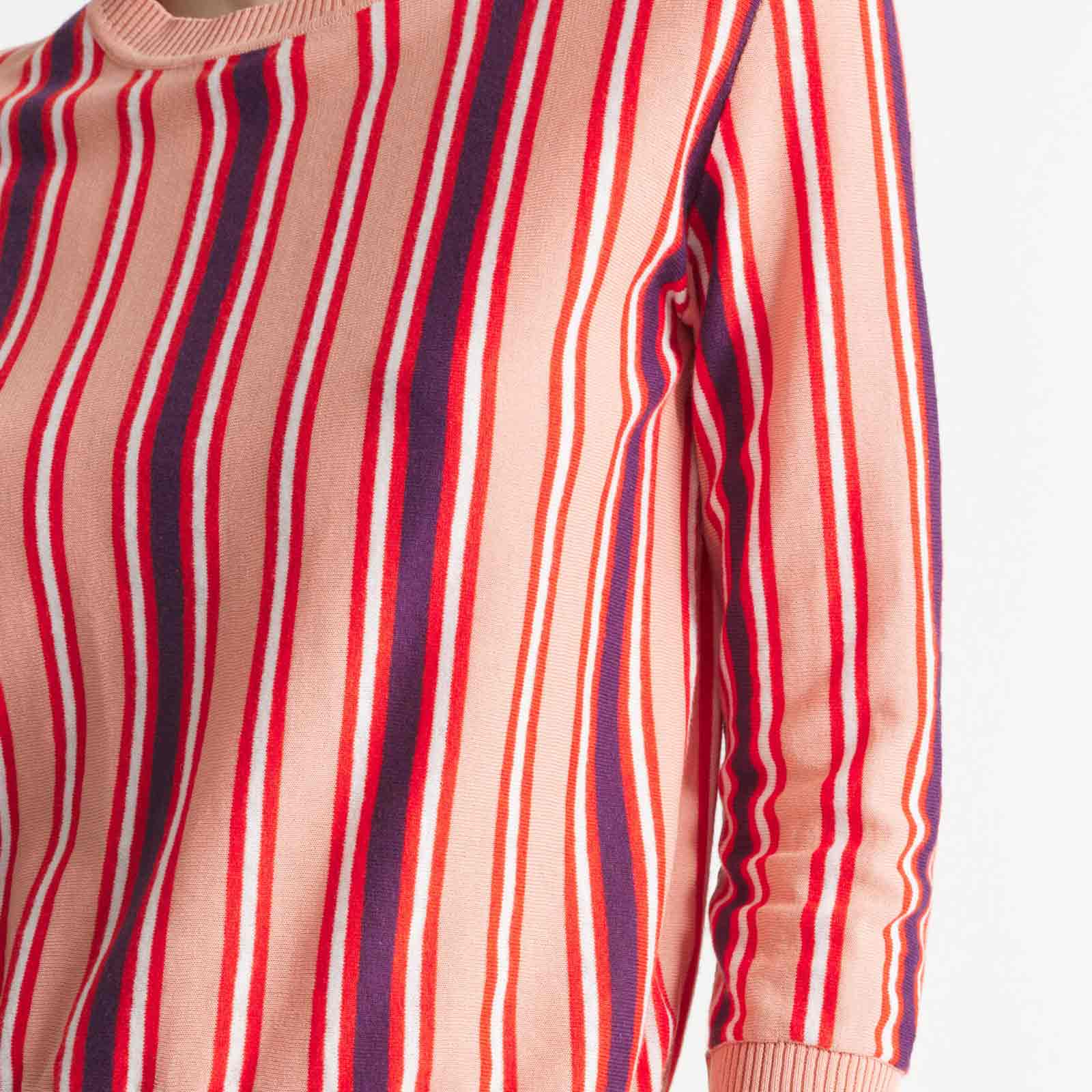 Stasia Stripes Sweater vieux rose Le Mont Saint Michel